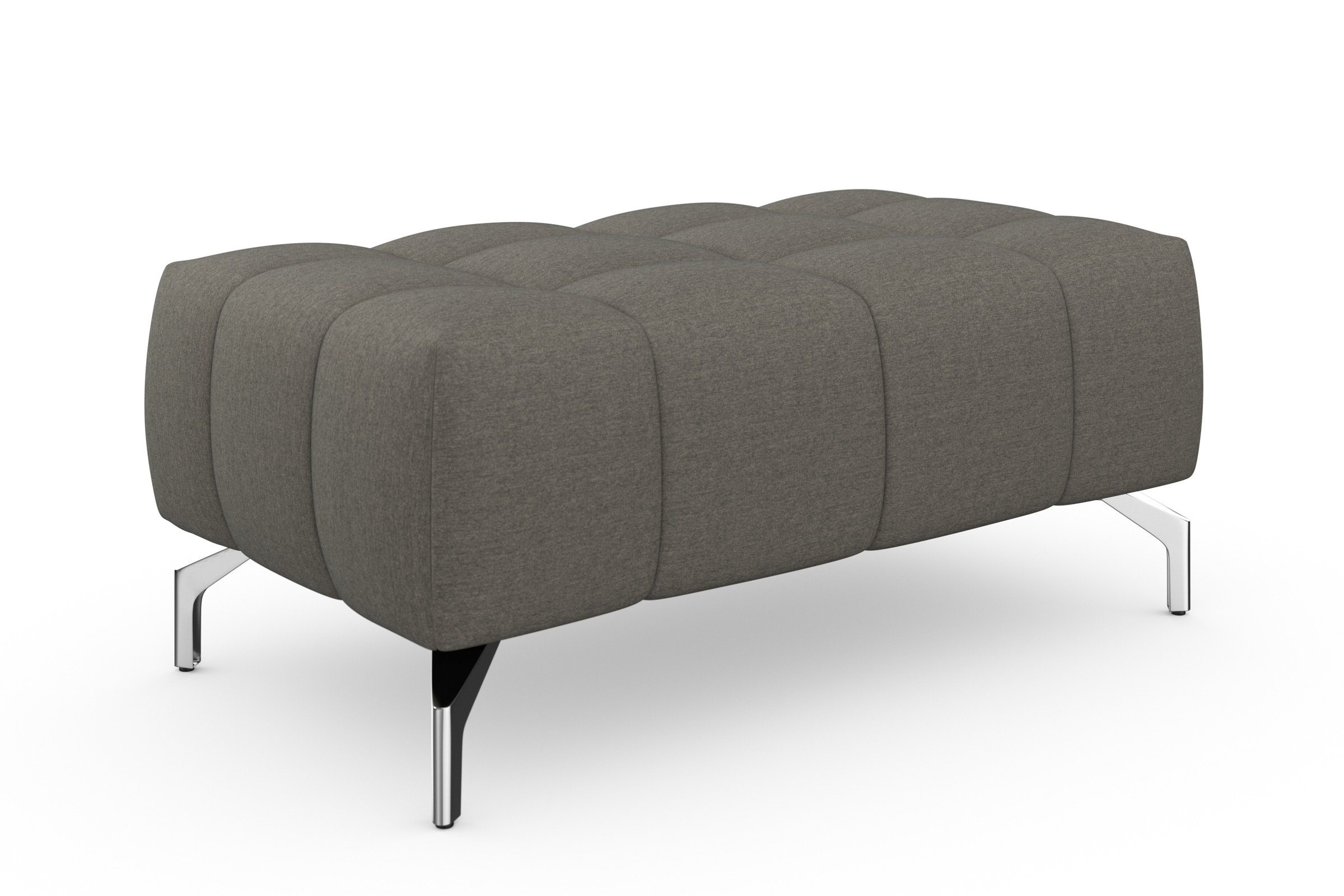 sit&more Hocker »Cool« mit silberfarbenen Füßen