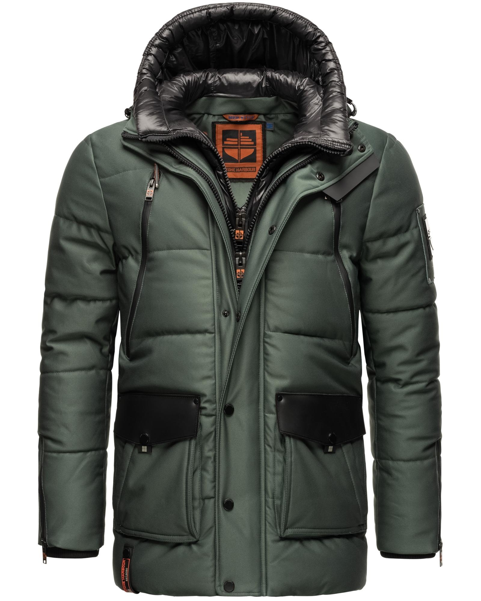 Stone Harbour Winterjacke "Mitjaa" mit Kapuze Warm gefütterter Herren Winte günstig online kaufen