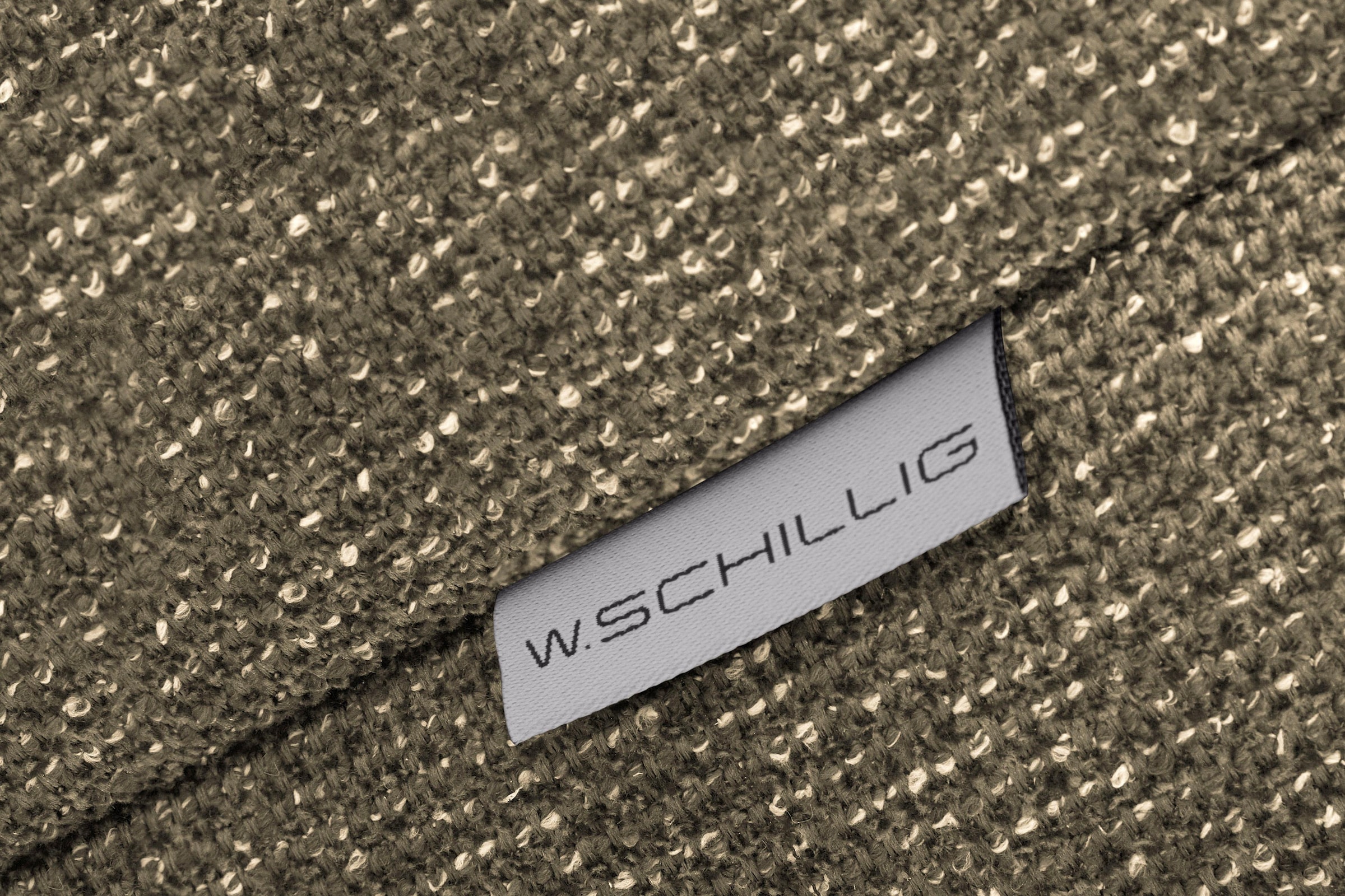 W.SCHILLIG 2-Sitzer »finn«, German Design Award 2016, Fußgestell Nussbaum natur, Breite 210 cm