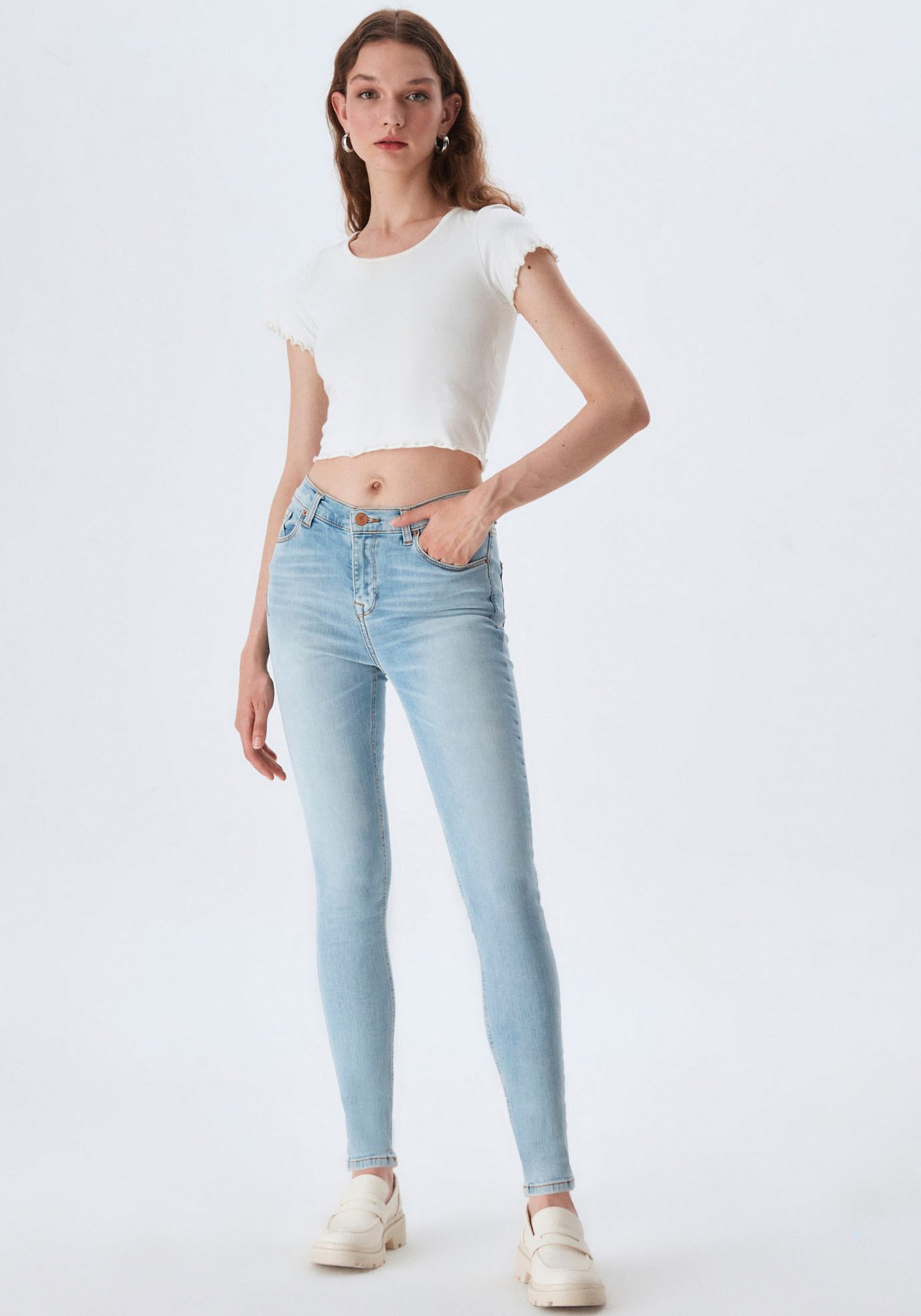 LTB Slim-fit-Jeans »Amy X«, in angesagter Waschung