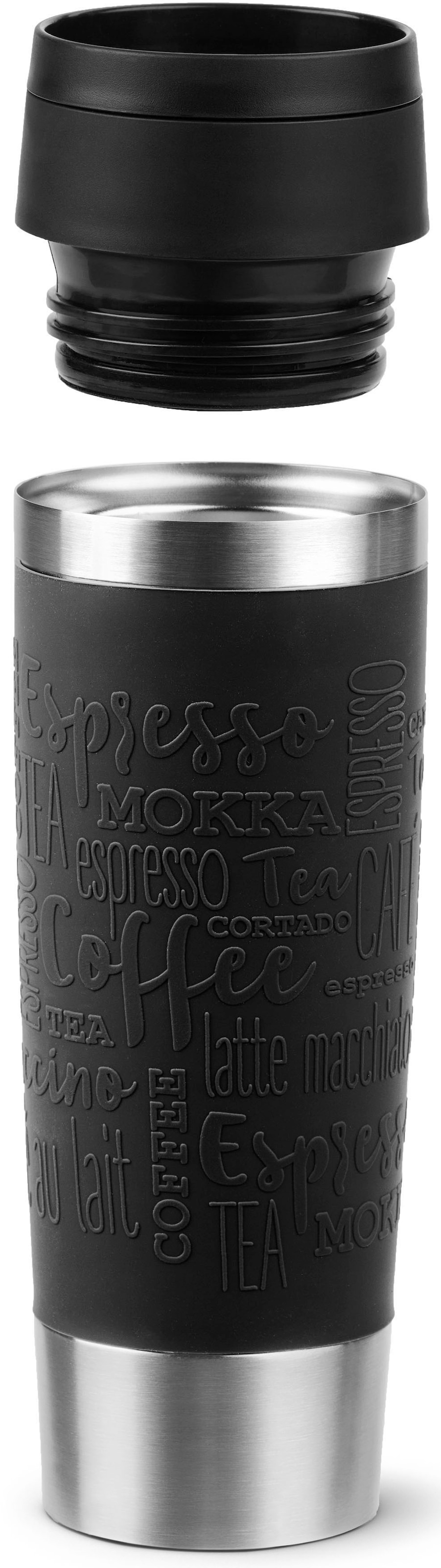 Emsa Thermobecher »Travel Mug Classic, mit 360°-Trinköffnung«, 4h heiß, 8h kalt - 360 ml / 6h heiß, 12h kalt - 500 ml, 100% dicht