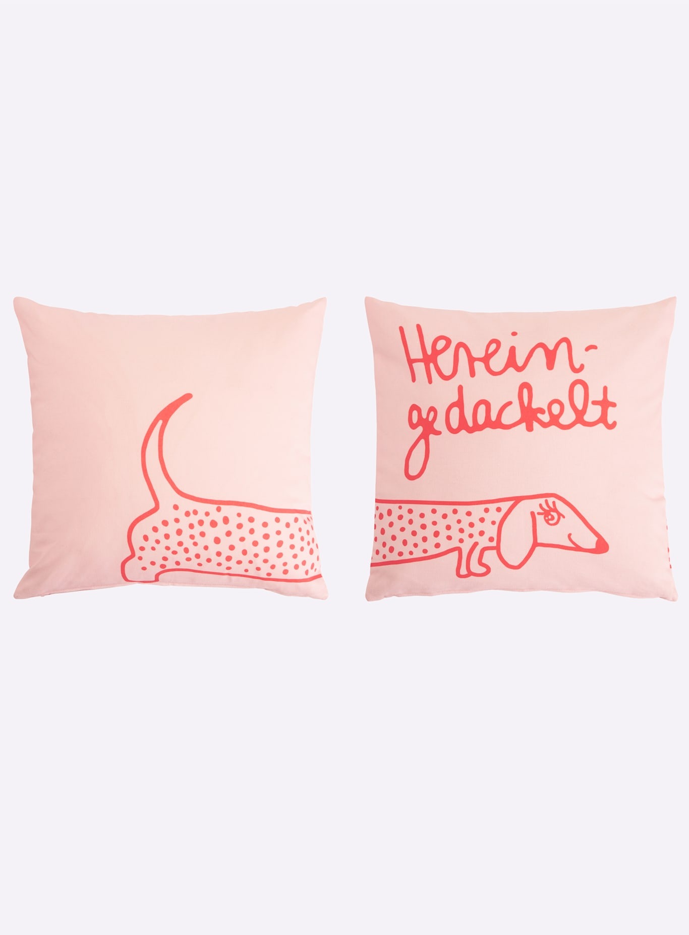 Kissenhülle HEINE HOME, B:40cm L:40cmrose, Baumwolle, 100% Baumwolle, Kissenbezüge