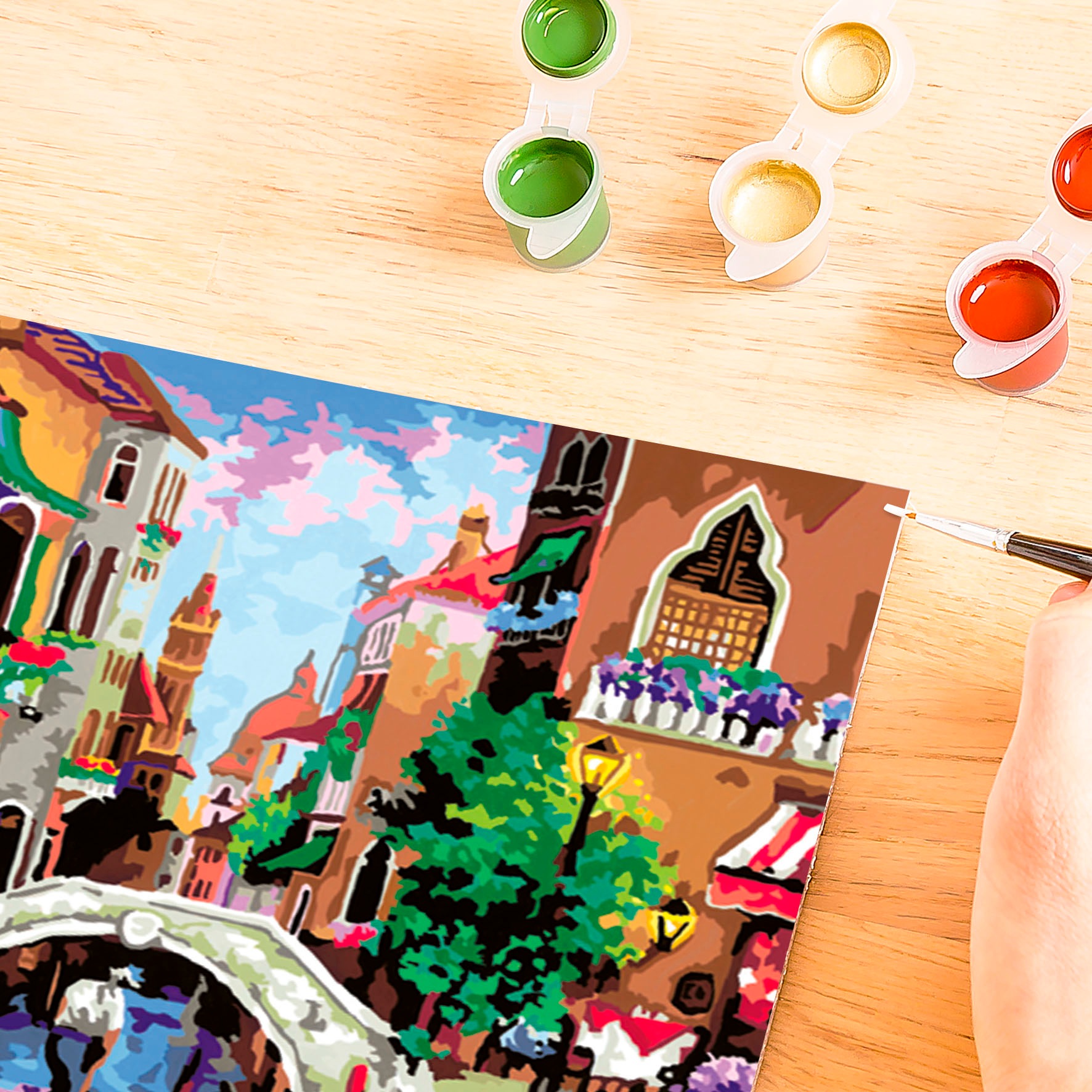Ravensburger Malen nach Zahlen »CreArt, Zauberhaftes Venedig«, für Erwachsene; Made in Europe