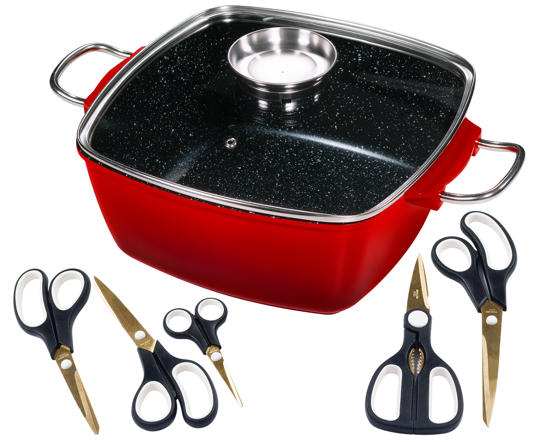 KING Bräter "7 L, Aluguss" Set, 5 Scheren: Handarbeit-, Papier-, Haushalt-, günstig online kaufen