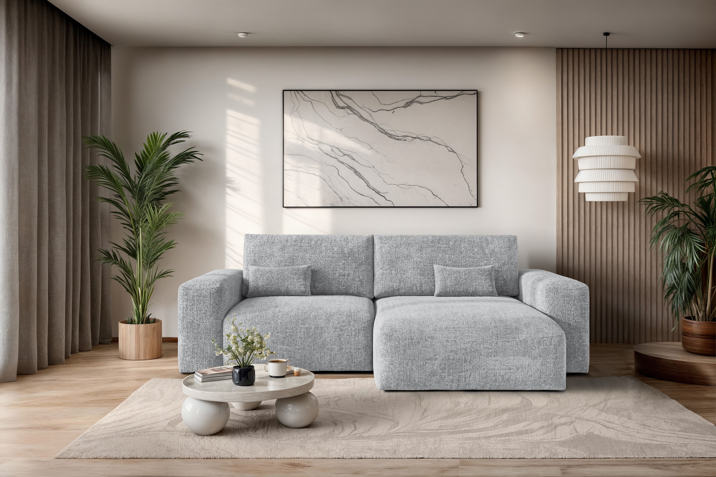 OTTO home Ecksofa "MATTS Schlafsofa mit Bettkasten, Maße B/T/H: 265/159/89 günstig online kaufen