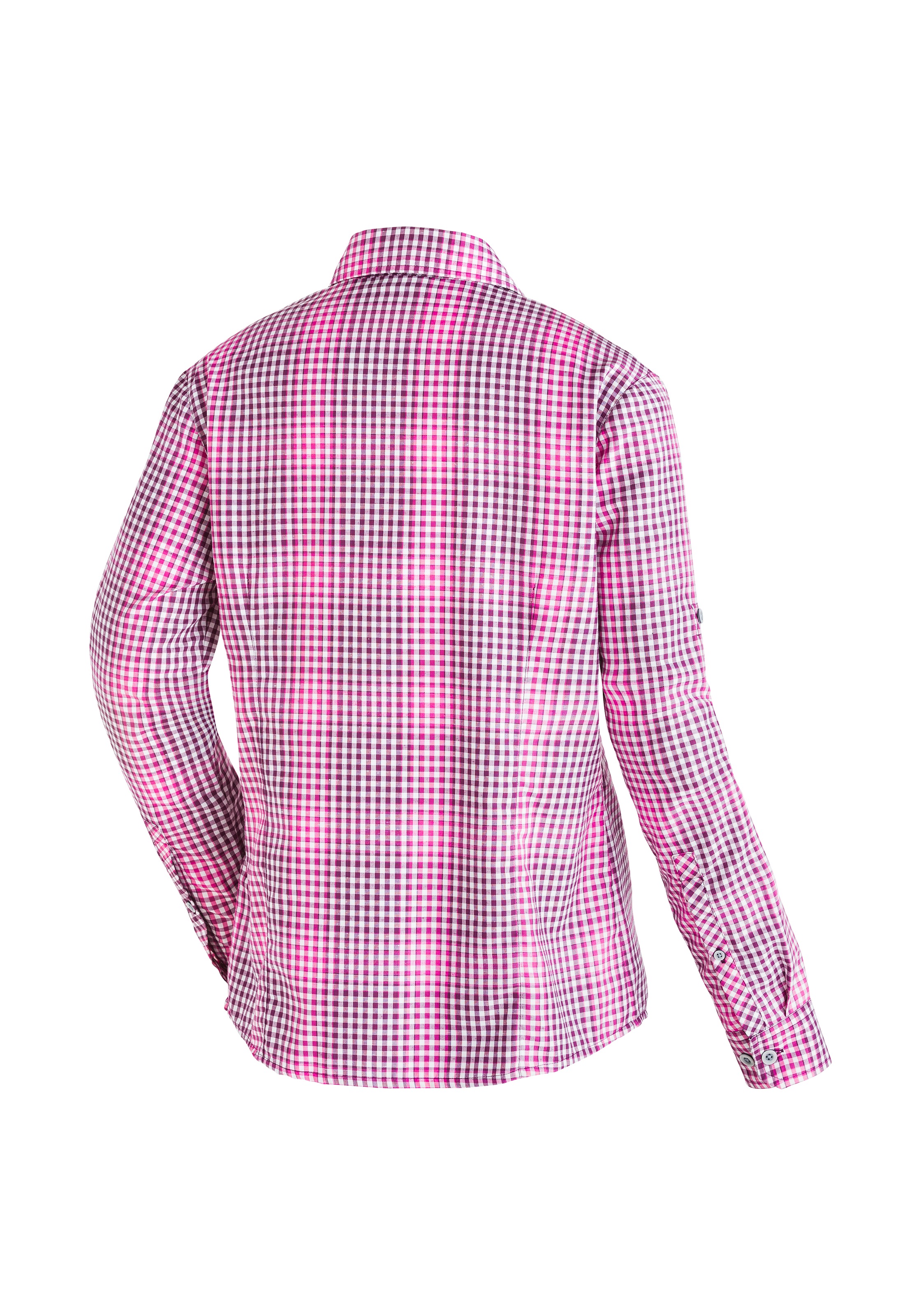 Maier Sports Funktionsbluse "Nanni", Damen Bluse, langarm Karobluse für Out günstig online kaufen