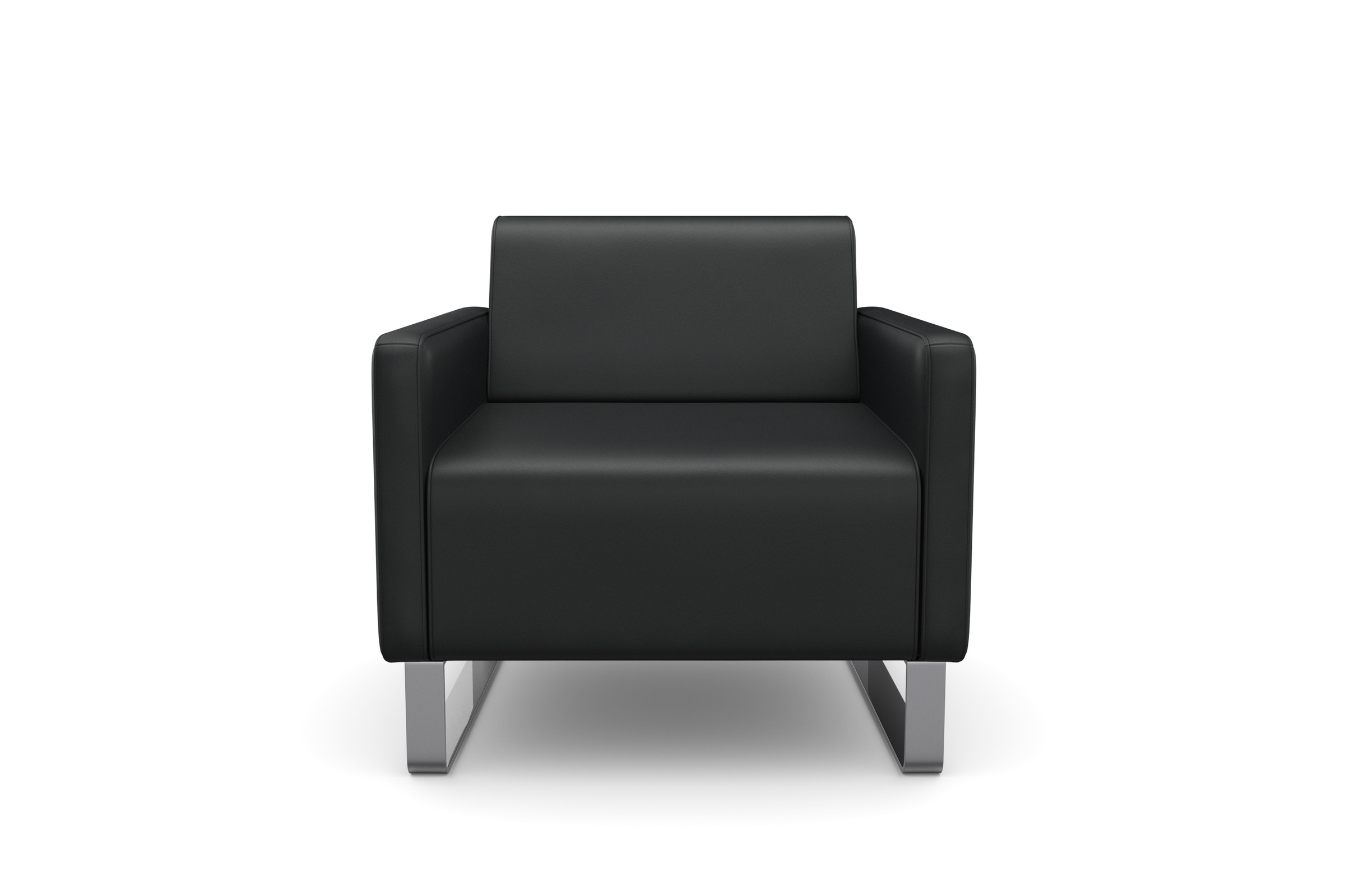 machalke® Sessel »single«, Ledersessel mit Metallkufen bestellen | BAUR