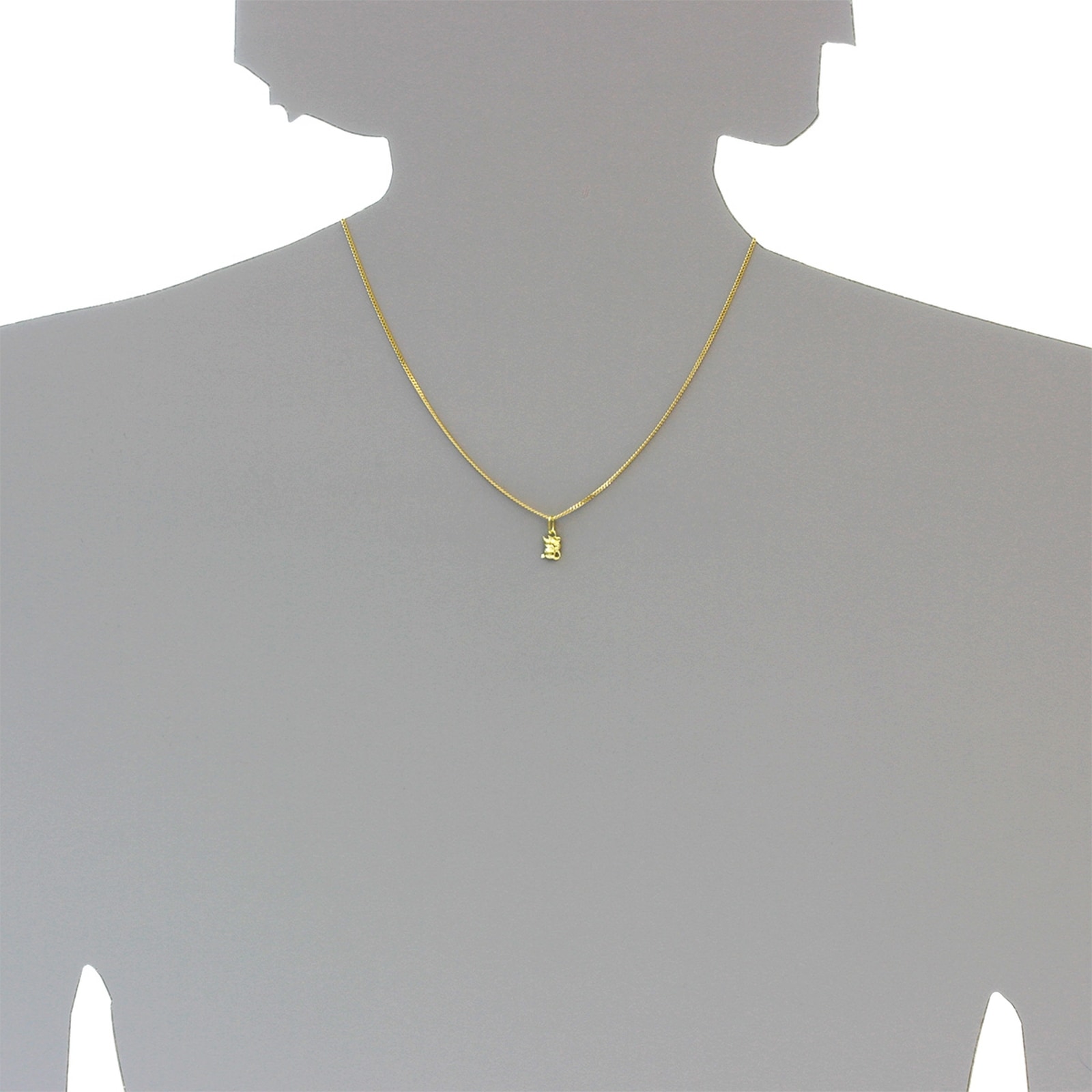 OSTSEE-SCHMUCK Kette und Anhänger Set »- Mäuschen - Gold 333/000 -,«