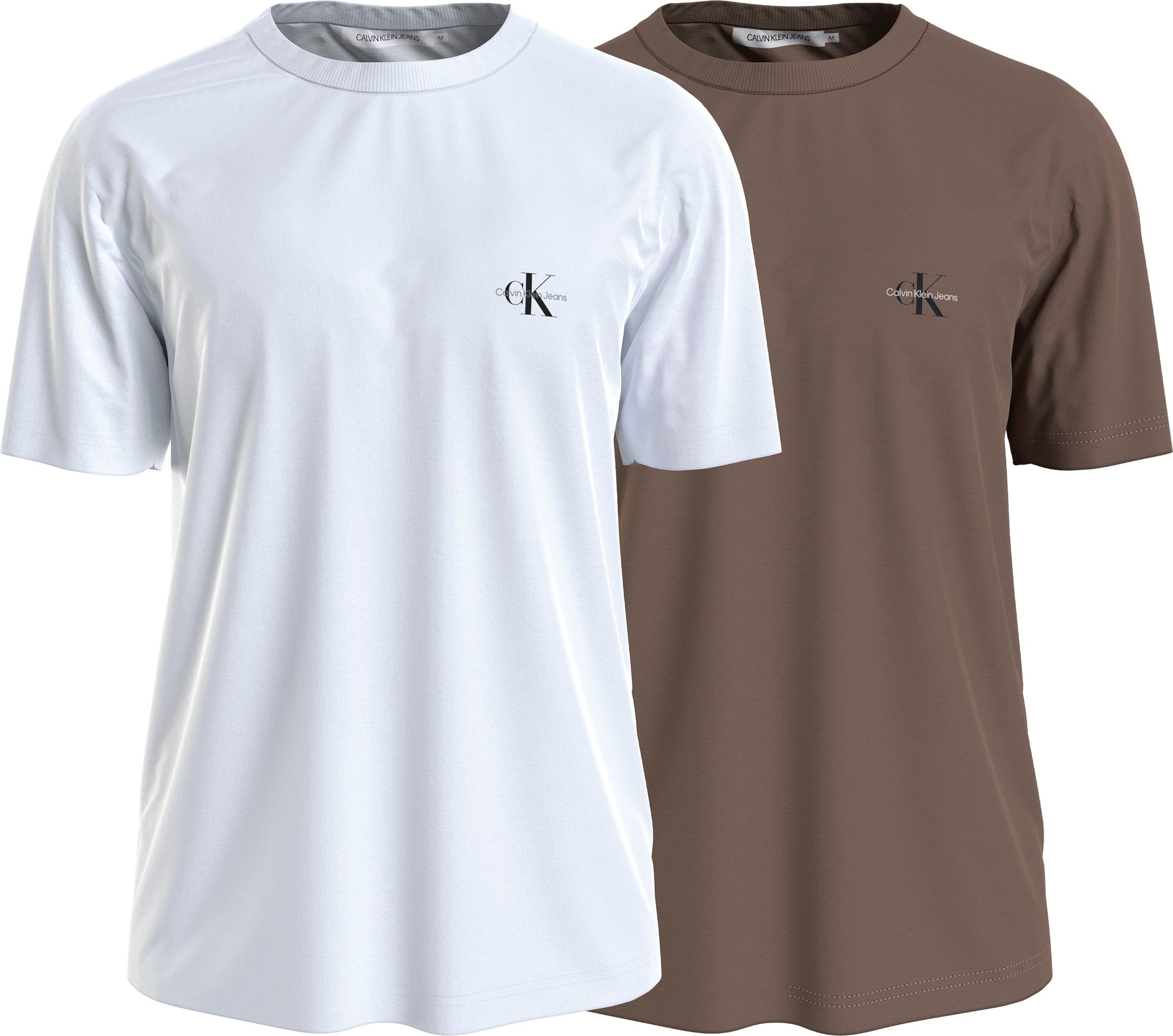 Calvin Klein Jeans T-Shirt »2 PACK MONOLOGO T-SHIRT«, (Packung, 2er-Pack), im 2er-Pack kaufen