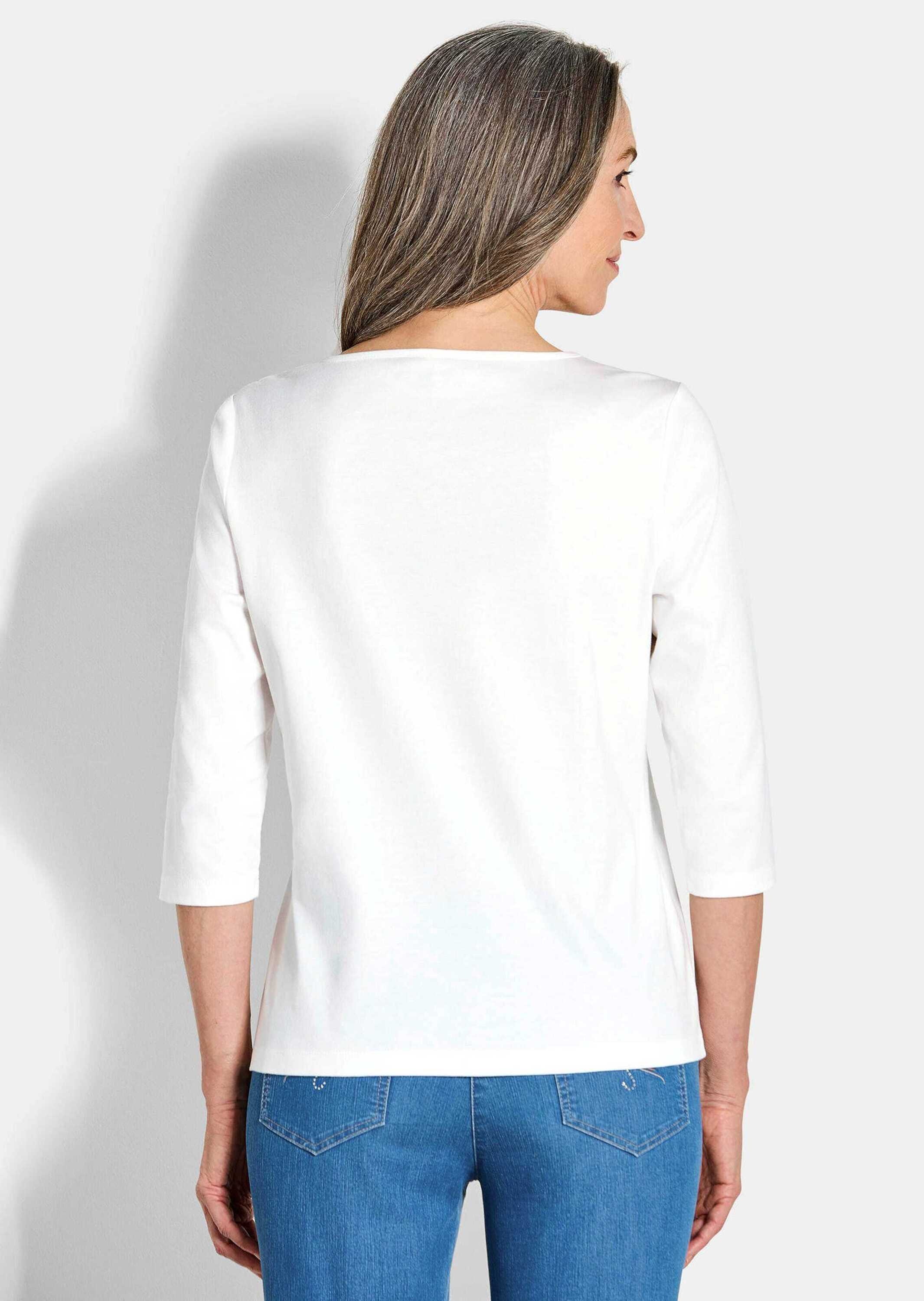 GOLDNER Kurzarmshirt »Kurzgröße Basic-Shirt aus Interlock-Jersey«