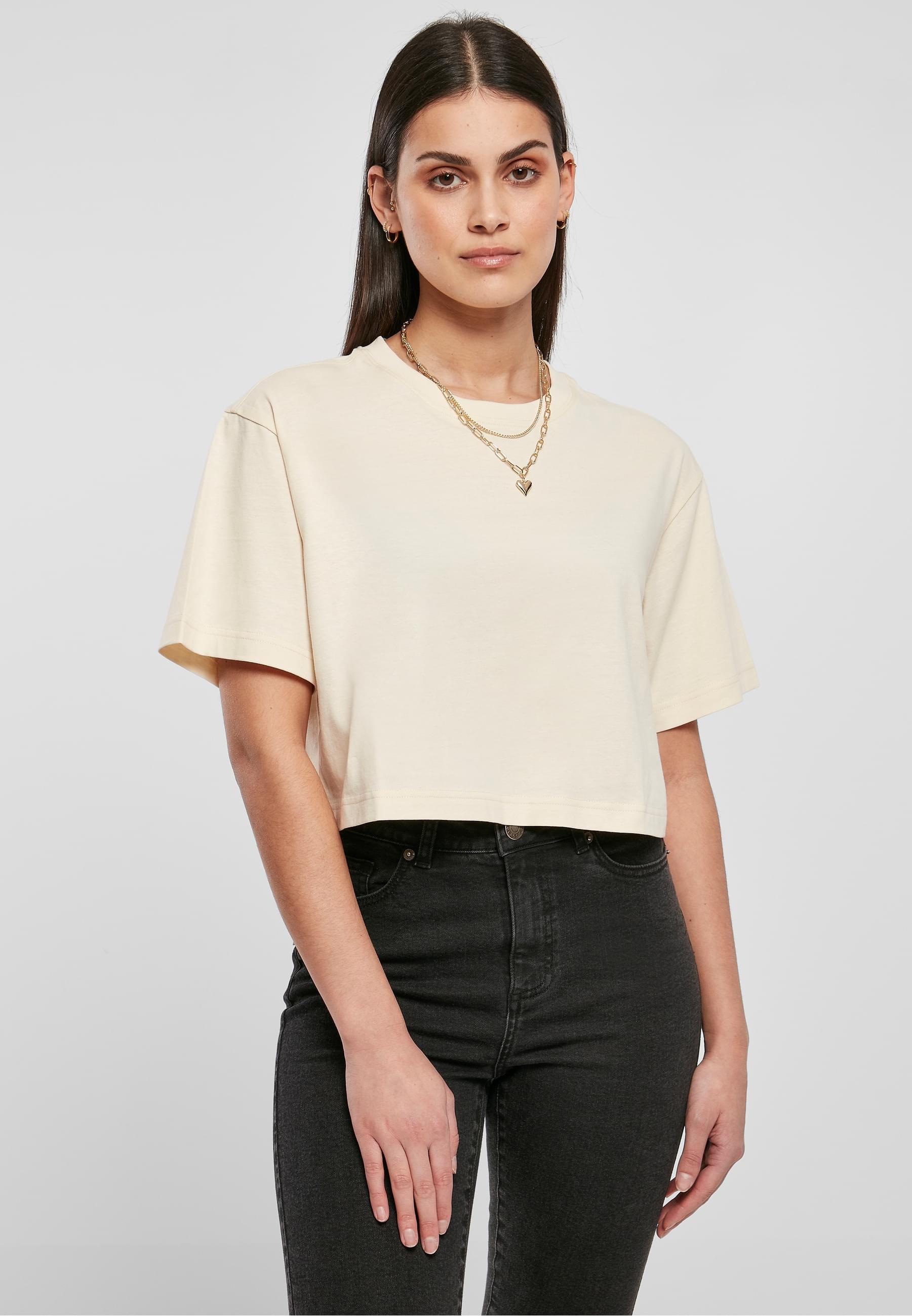URBAN CLASSICS T-Shirt »Urban Classics Damen Ladies Short Oversized Tee«, (1 tlg.)