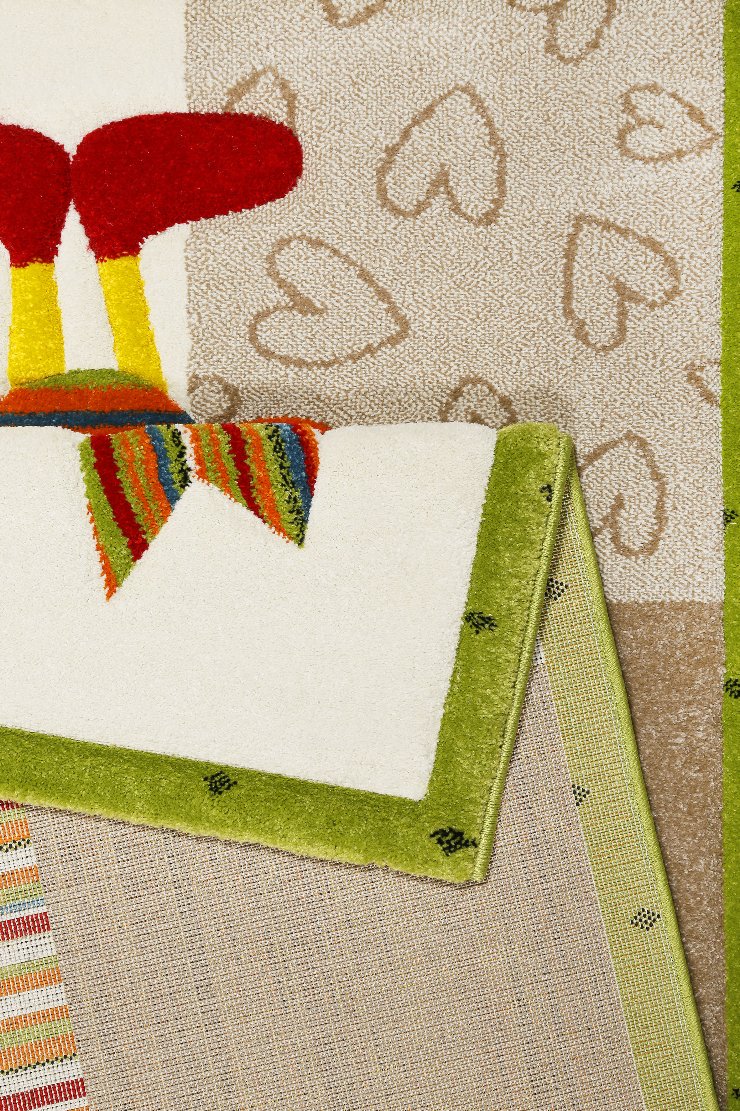 Thumbnail - Esprit Kinderteppich "Kids Bee 2.0, ESP-24322" rechteckig 13 mm Höhe Kinder Motiv Biene Kurzflor Teppich