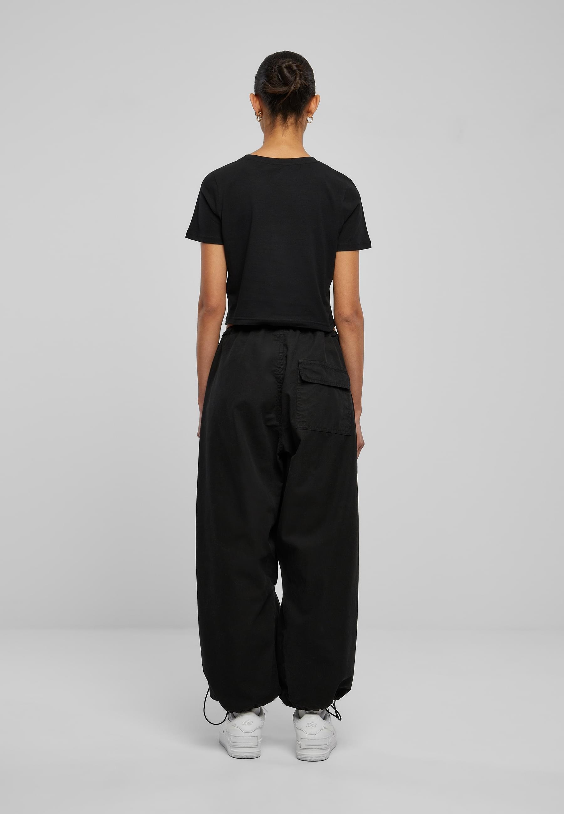 Miss Tee Kurzarmshirt »Miss Tee Damen Badgirls Cropped Tee«, (1 tlg.)