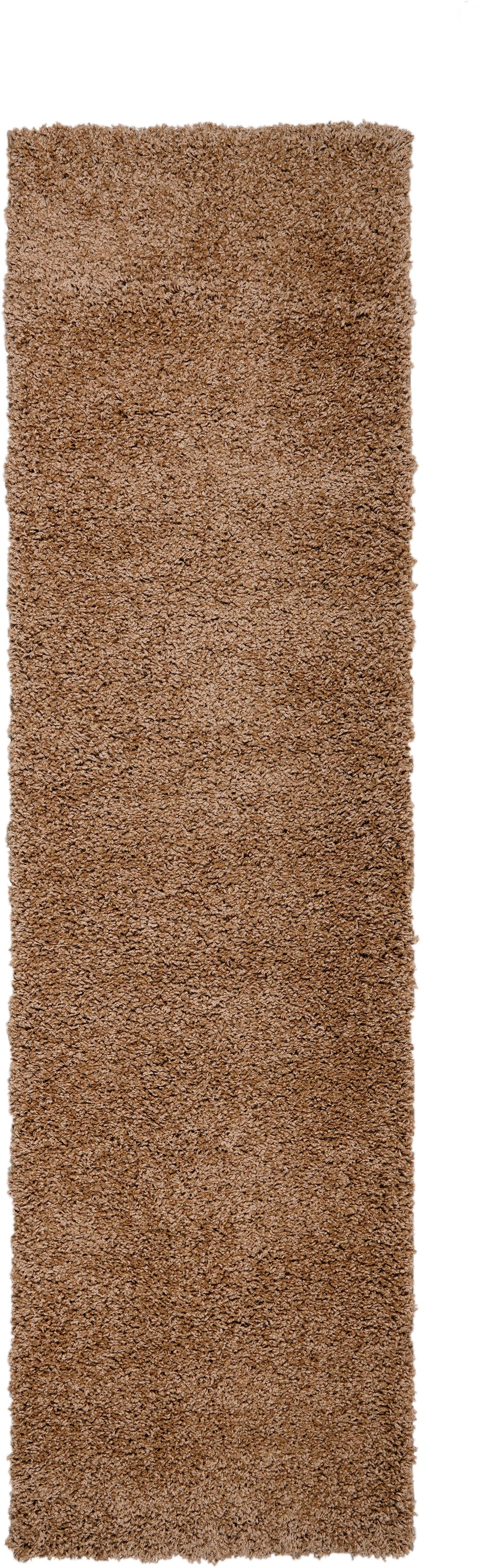 Bruno Banani Läufer »Shaggy Soft«, rechteckig, 30 mm Höhe, Läufer, Brücke, gewebt, Uni-Farben, besonders weich