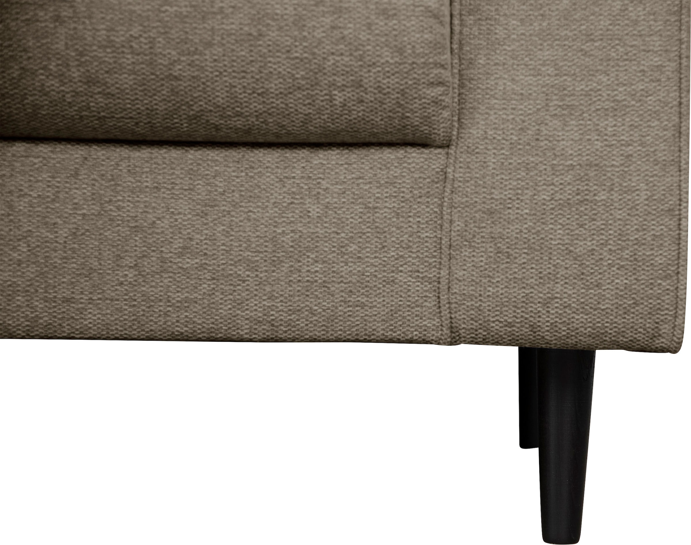 Home affaire Ecksofa »VEYRAS L-Form, hoher Sitzkomfort, Maße B/T/H: 230/150/76 cm«, mit Wellenunterfederung, incl. Rückenkissen und Zierkissen