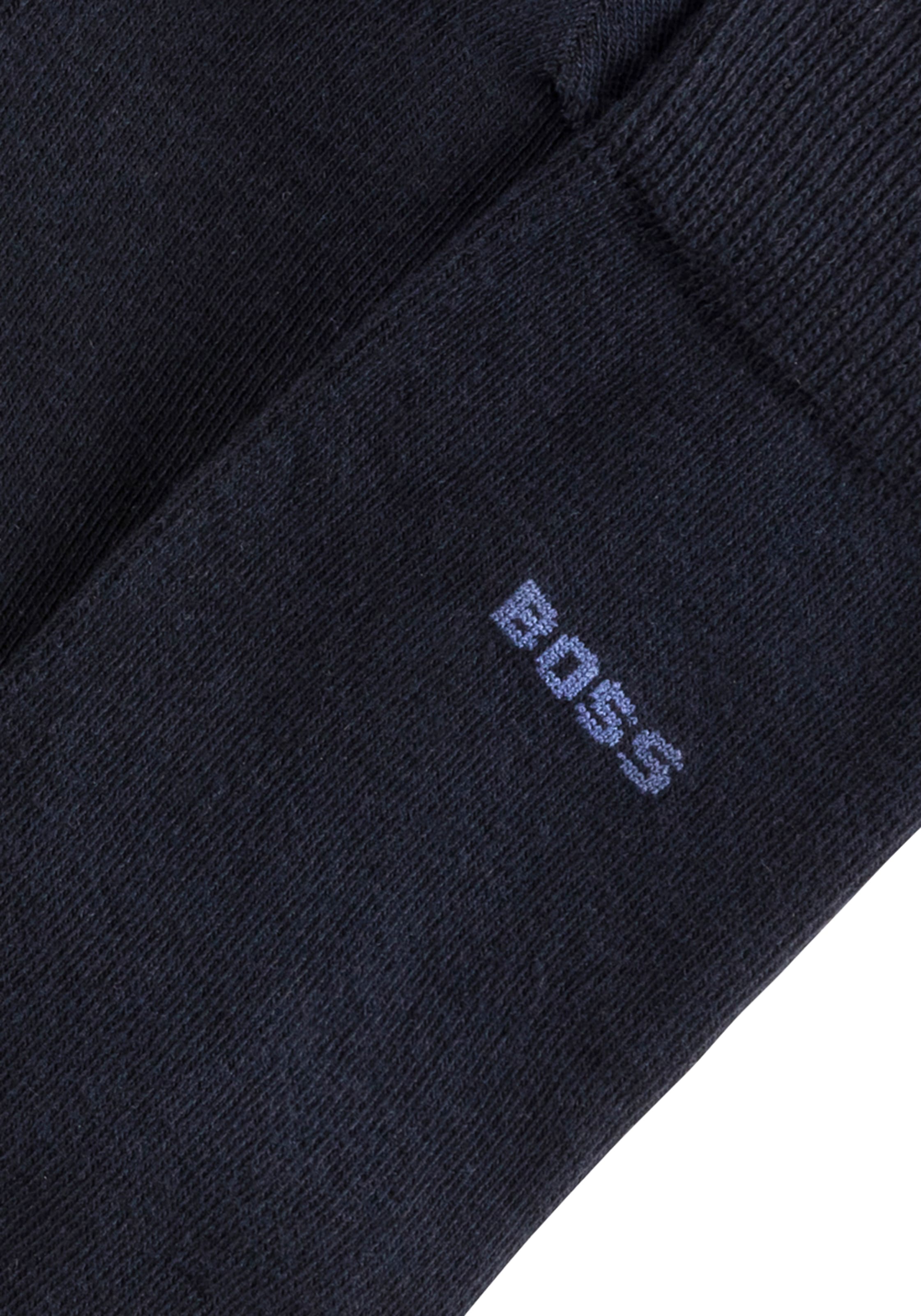BOSS Businesssocken »5P RS Uni Col CC«, (Packung, 5 Paar, 5er), mit BOSS Schriftzug