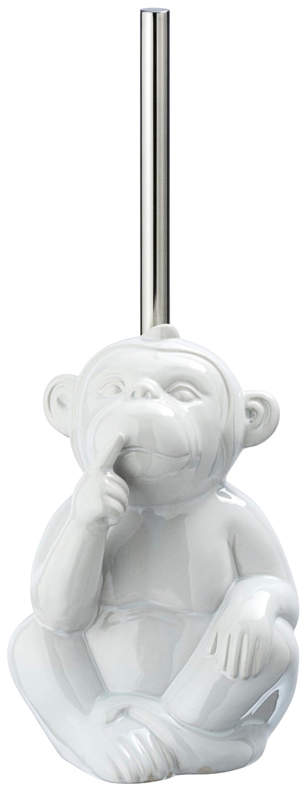 WENKO WC-Garnitur "Monkey" 1 aus Keramik Keramik günstig online kaufen