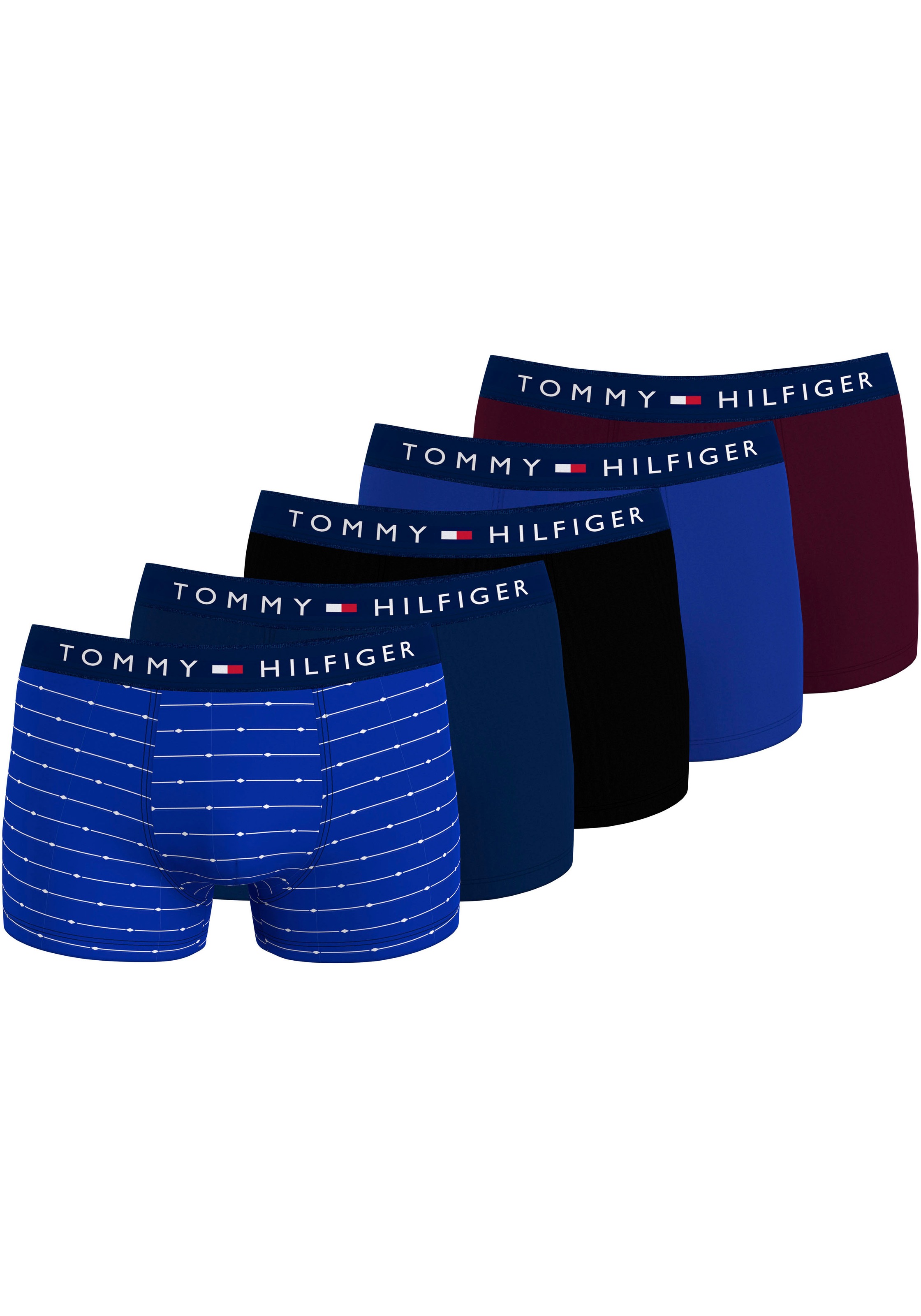 TOMMY HILFIGER Underwear TRUNK »5P TRUNK PRINT« (Packung 5 St. ...