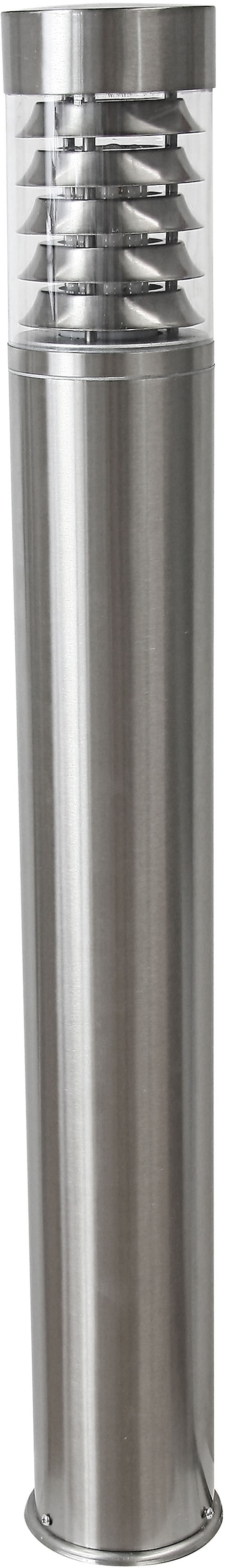 HEITRONIC Sockelleuchte "Saturn" E27 1 Stk. Stand-Poller-Außenleuchte,360-Lichtaustritt, Edelstahl