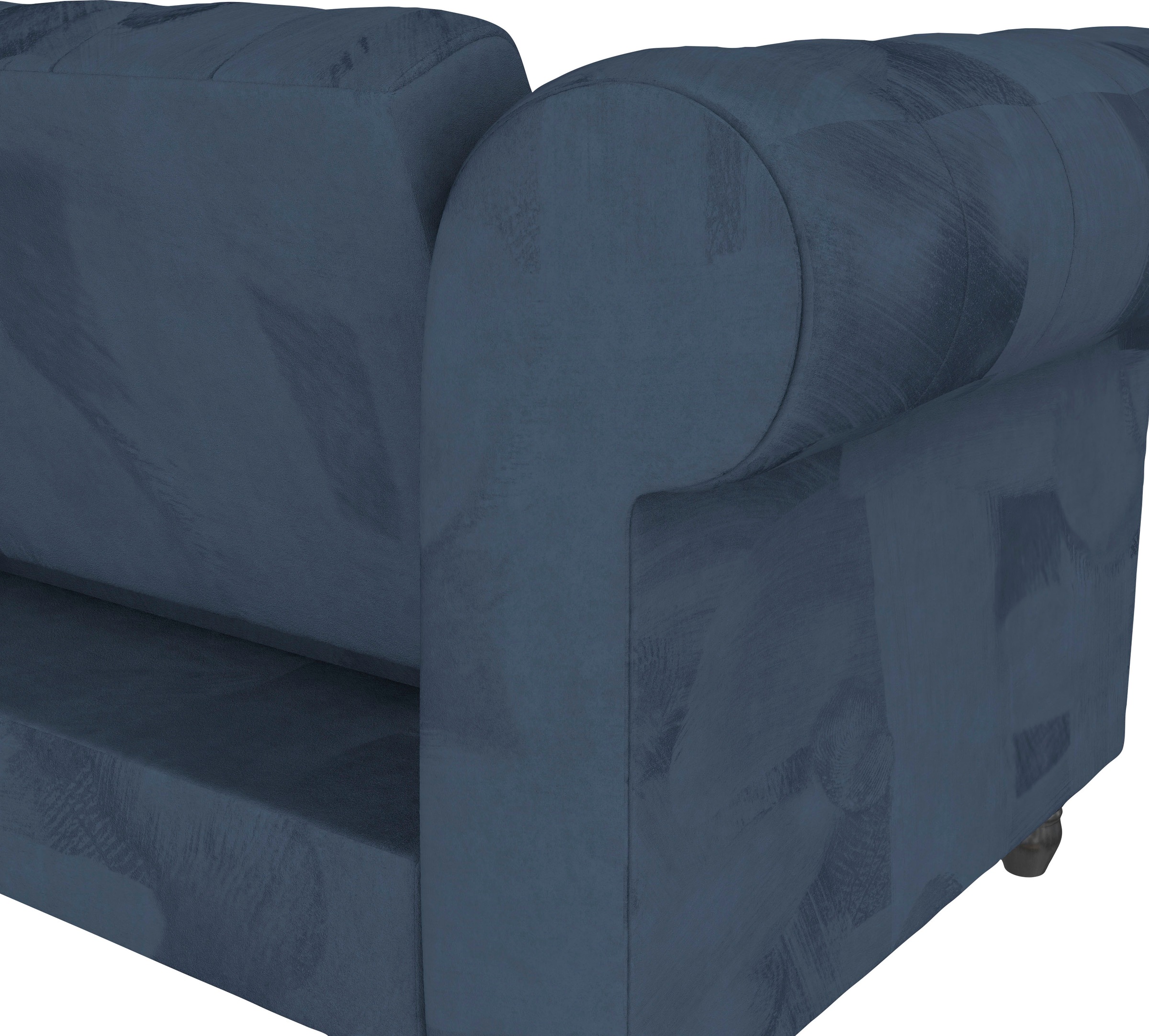 Dorel Home Ecksofa »Felix, L-Form, 241 cm (Liegefl.108x195 cm), Recamiere tauschbar,«, verstellb. Rückenlehne, Bett-Funktion, Velours, Kunstleder, Vintage