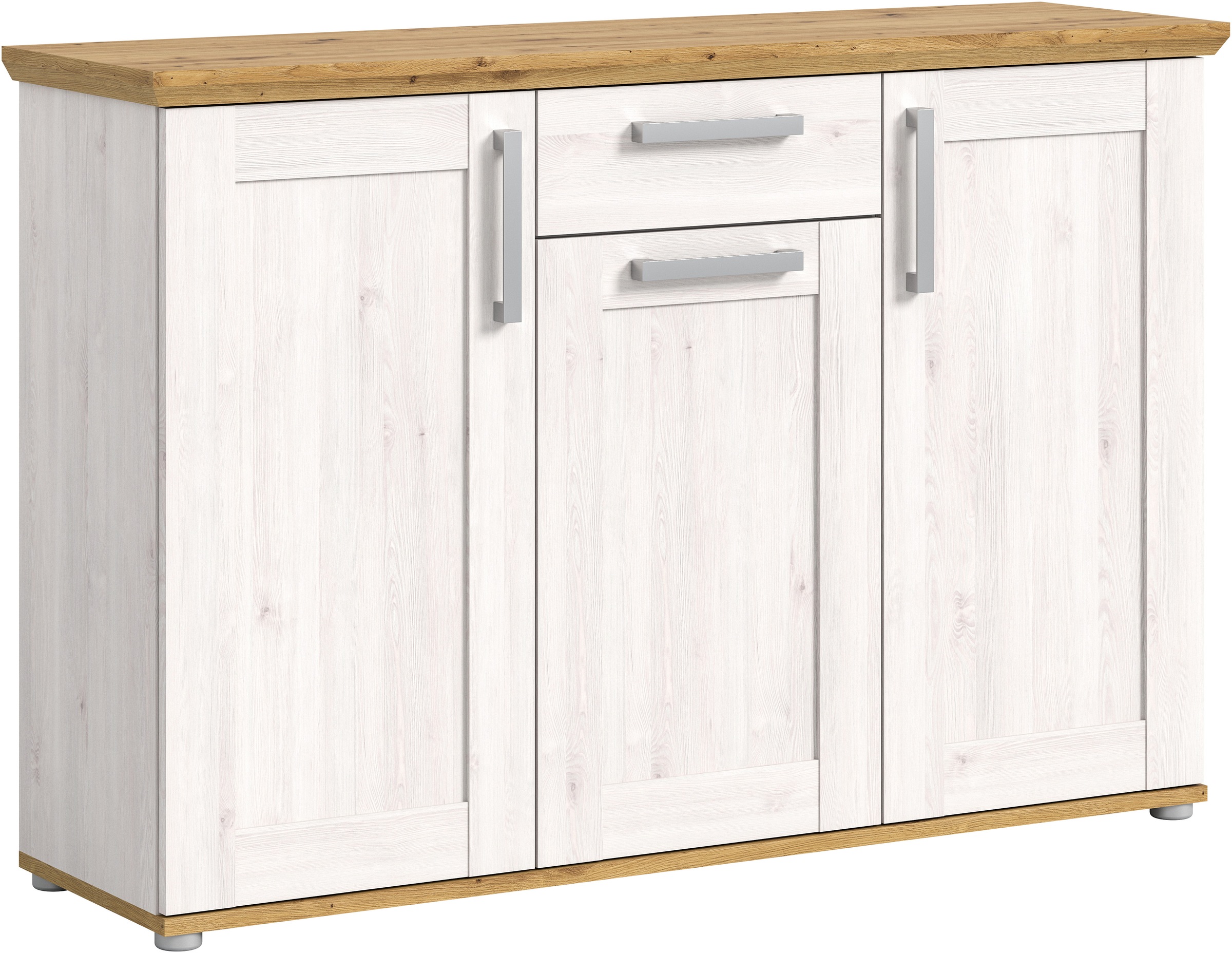 Home affaire Kommode "COSENZA, TOPSELLER, Breite 137 cm, 3 Türen, 1 Schubka günstig online kaufen