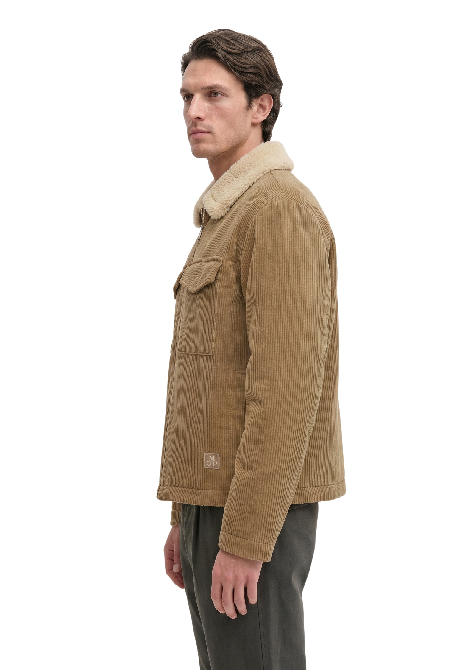 Marc O'Polo Outdoorjacke »mit flauschigem Teddyfellfutter«