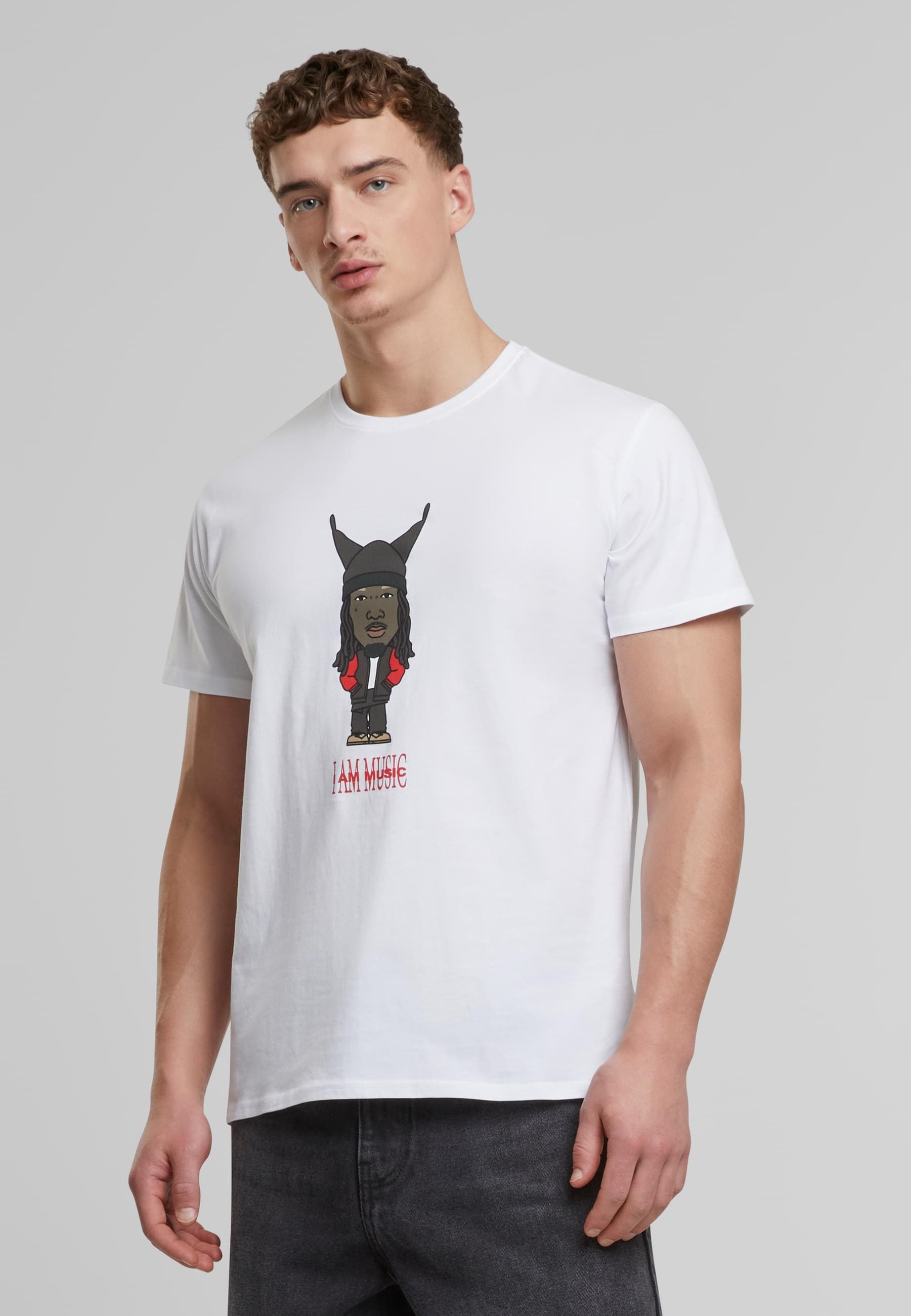 MisterTee T-Shirt »MisterTee I Am Music Tee«, (1 tlg.)