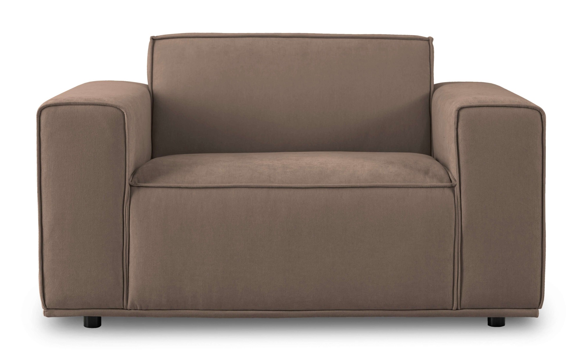 Home affaire Loveseat "Avelin, 1.5 Sitzer, 140 cm, Chenille, Struktur-Boucl günstig online kaufen
