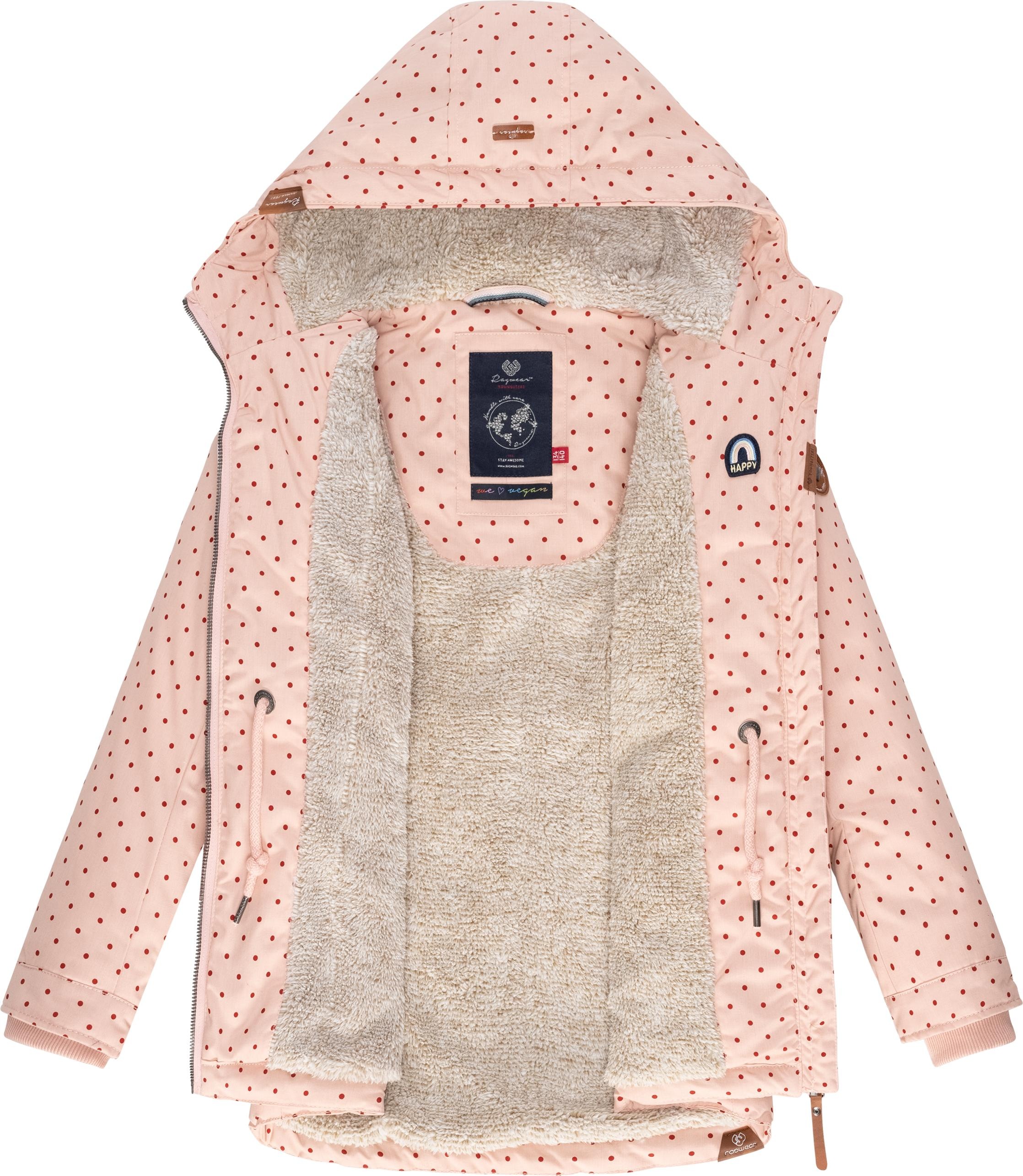 Ragwear Winterjacke »Layra Dots«, mit Kapuze, Wasserdichte und atmungsaktive Winter-Outdoorjacke