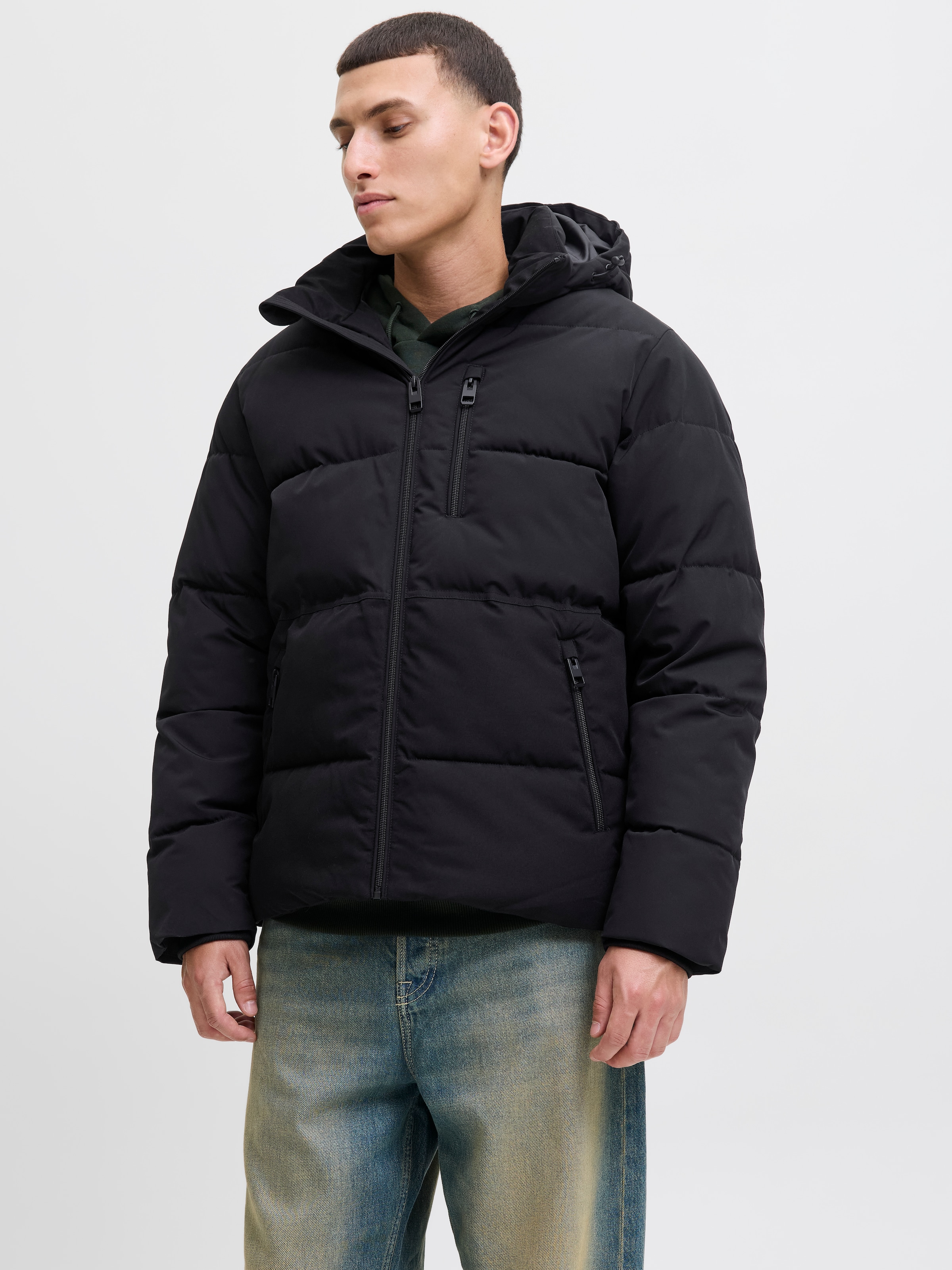 Jack & Jones Steppjacke "JJEOWEN PUFFER SN", mit Kapuze günstig online kaufen