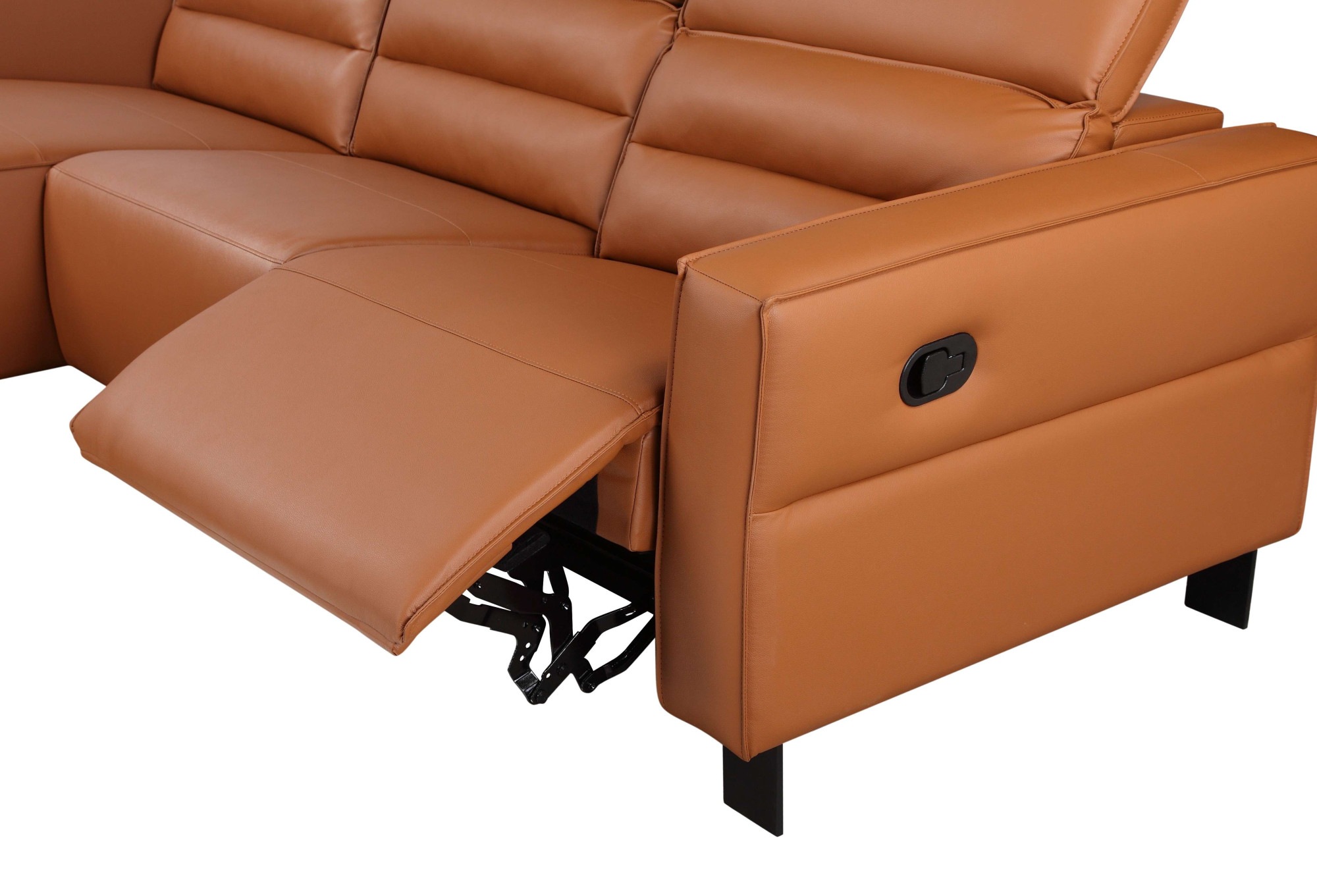 Places of Style Ecksofa »Carpari, L-Form, 263 cm, manuelle o. elektrische Relaxfunktion,«, USB A/C und Kopfteilverstellung