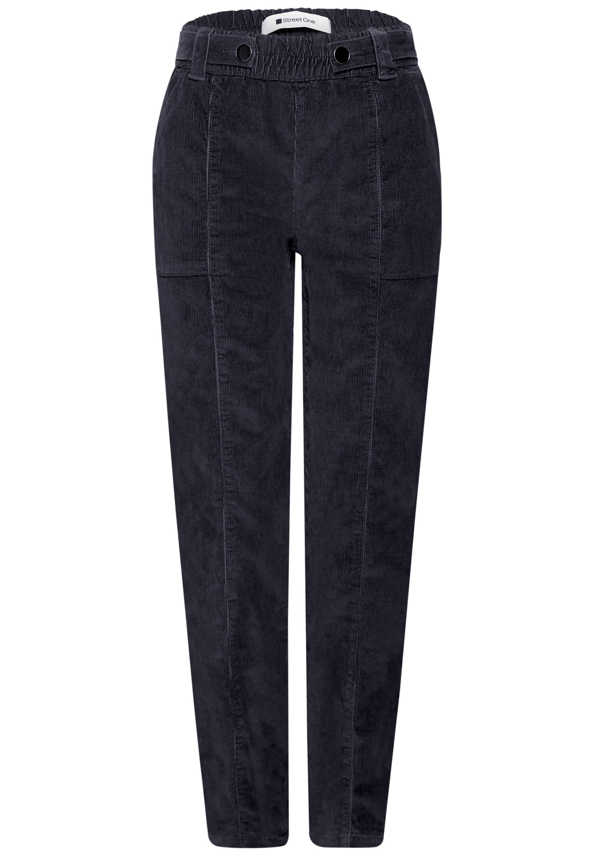 STREET ONE Cordhose »Style Karlie«  Barrel Leg / Elastikbund / mit Stretch