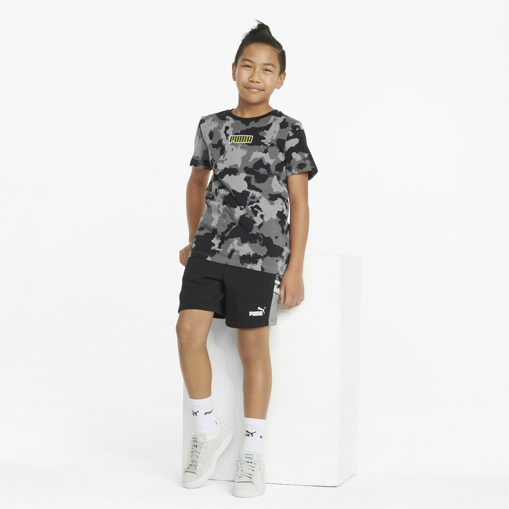 PUMA Sporthose »Essentials+ Camo bestellen Shorts BAUR online | Jungen«