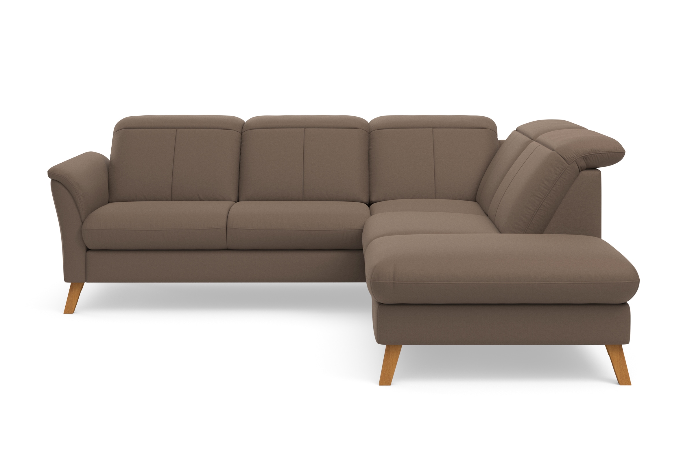 sit&more Ecksofa "Romero L-Form" wahlweise mit oder ohne TV-Funktion, Schlaffunktion, Bettkasten