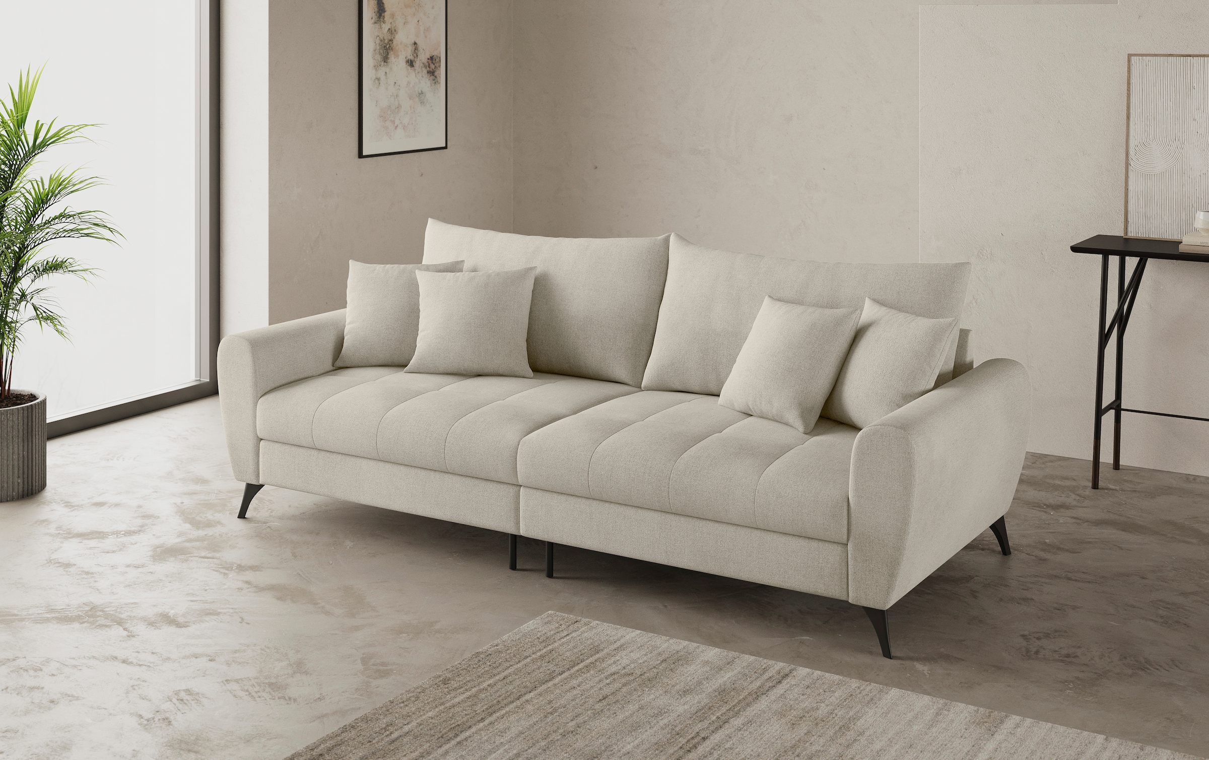 Mr. Couch Big-Sofa »Blackburn II«, Mit Kaltschaumpolsterung bis 140 kg belastbar