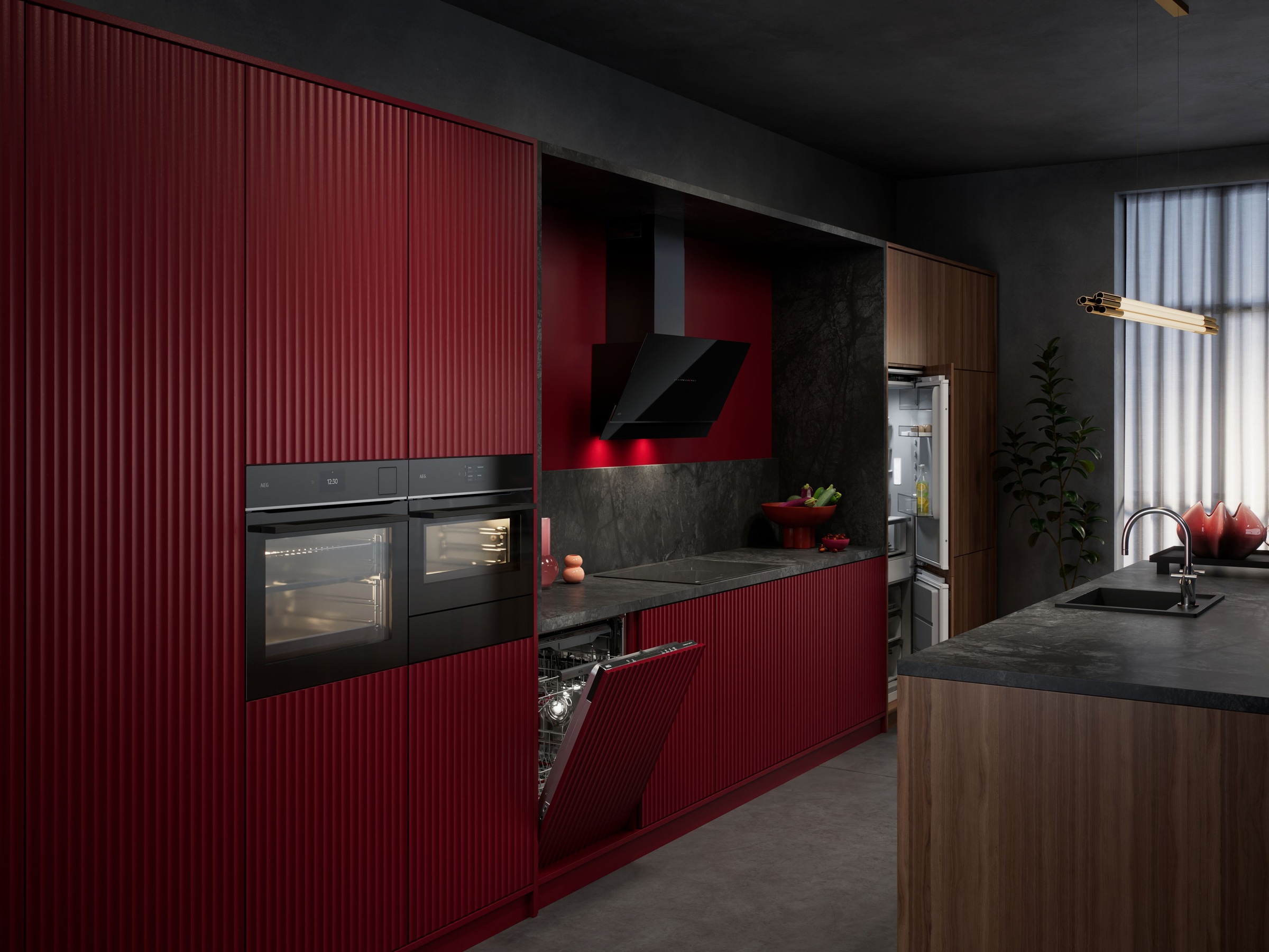 Thumbnail - AEG Einbaukühlgefrierkombination 6000 "TF6FS181DC" 176,9 cm hoch 55,7 cm breit DynamicAir: Für gleichmäßige Kälteverteil...