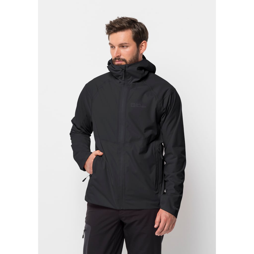 Jack Wolfskin Softshelljacke »EMBERBERG 3L JKT M«, mit Kapuze