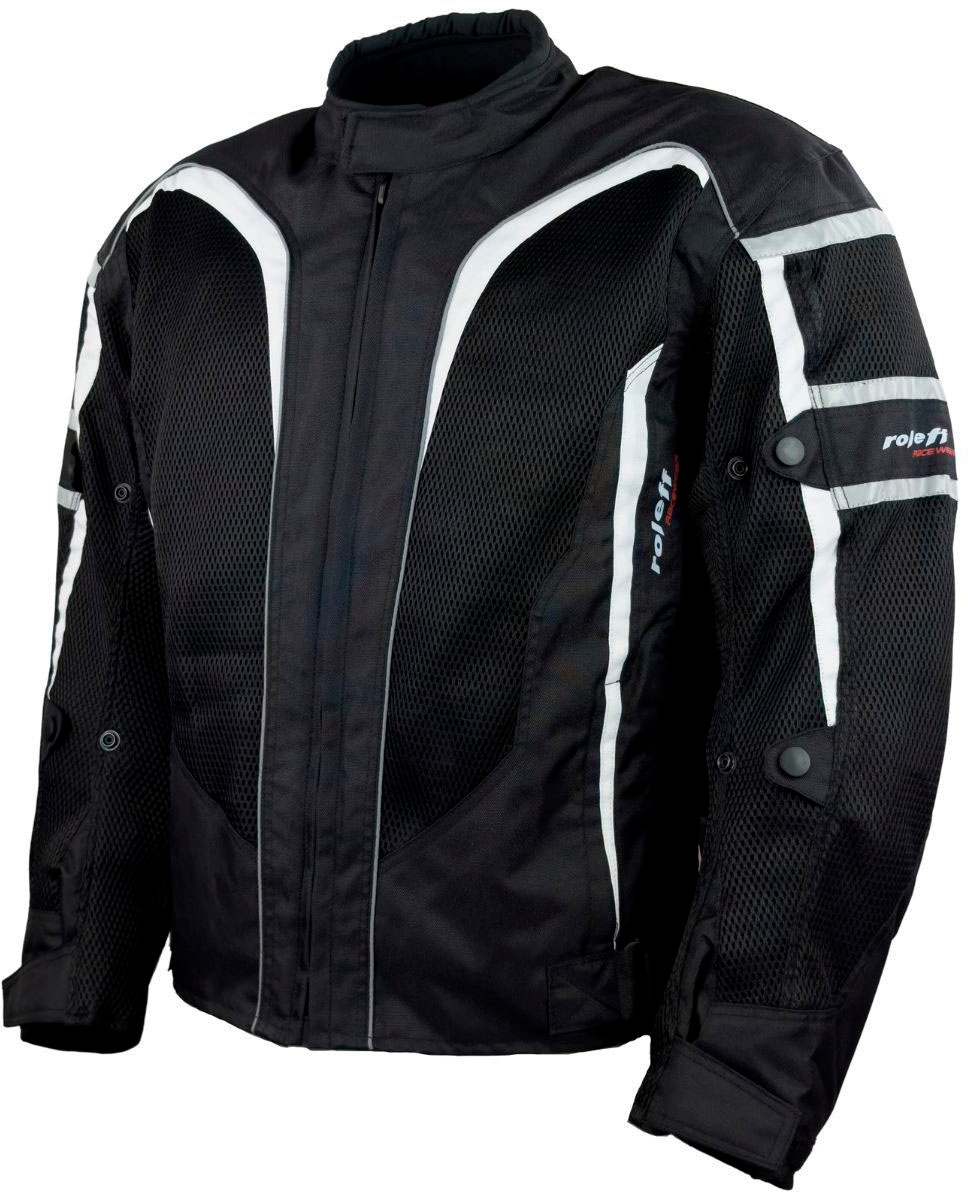 roleff Motorradjacke »RO 607«, 4 Taschen, mit Sicherheitsstreifen