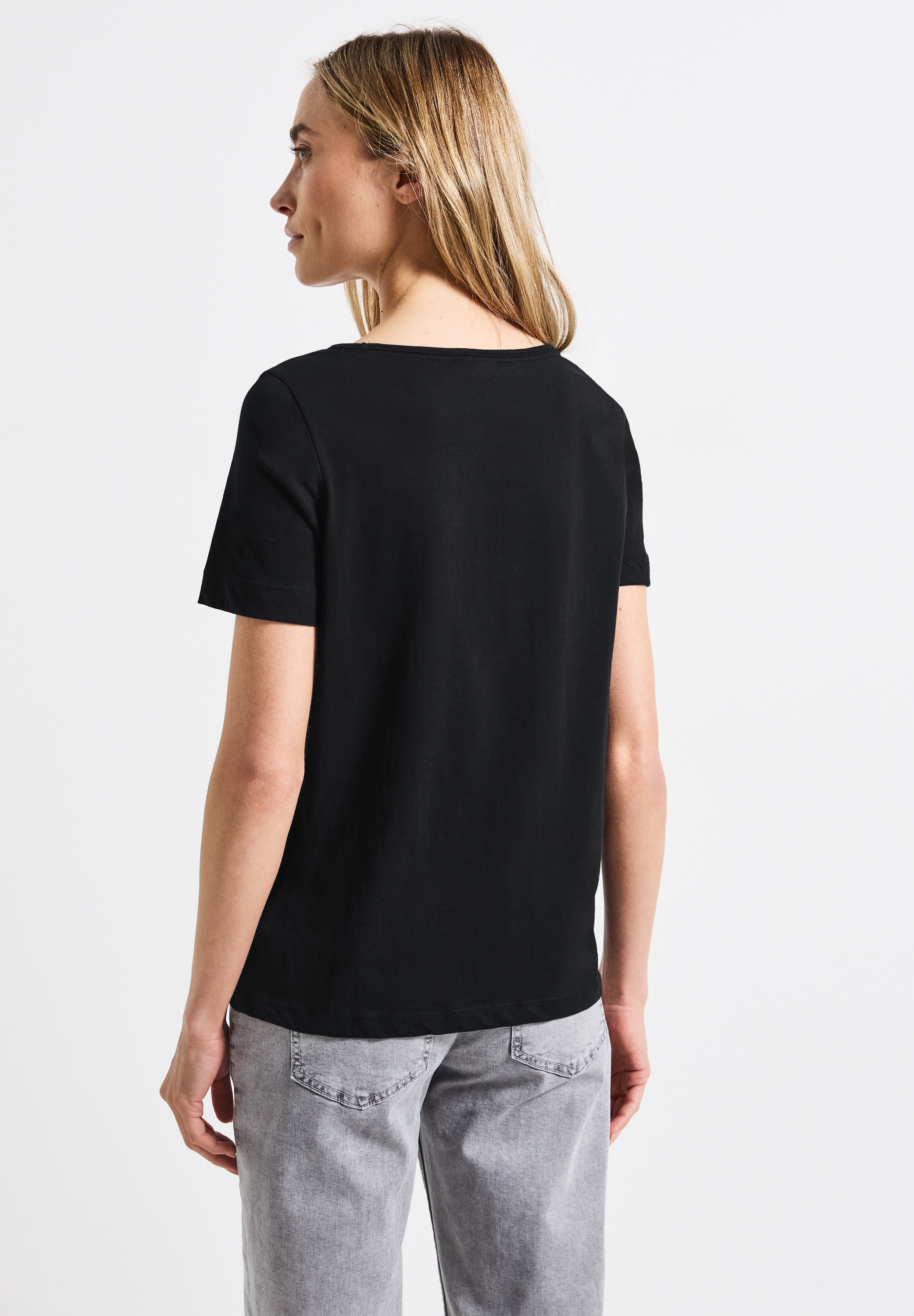 STREET ONE T-Shirt, mit Rundhalsausschnitt