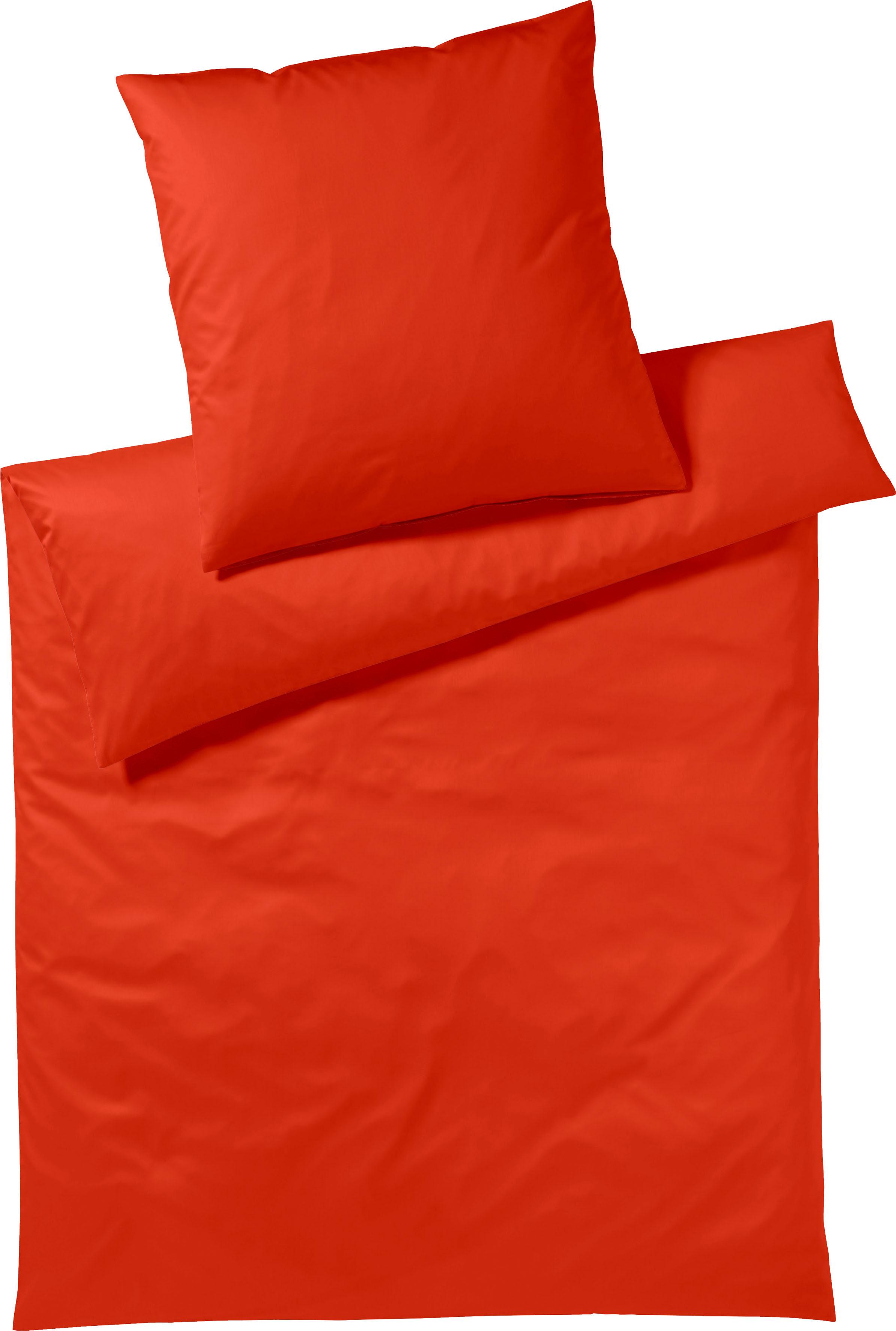 Yes for Bed Bettwäsche "Pure & Simple Uni in Gr. 135x200, 155x220 oder 200x200 cm" 2 Stk. Bettwäsche aus Baumwolle, zeitlose Bettwäsche mit seidigem Glanz