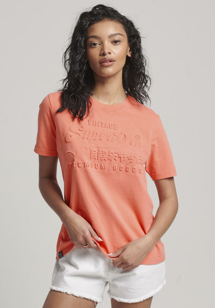 Rundhalsshirt »EMBOSSED VL T SHIRT«