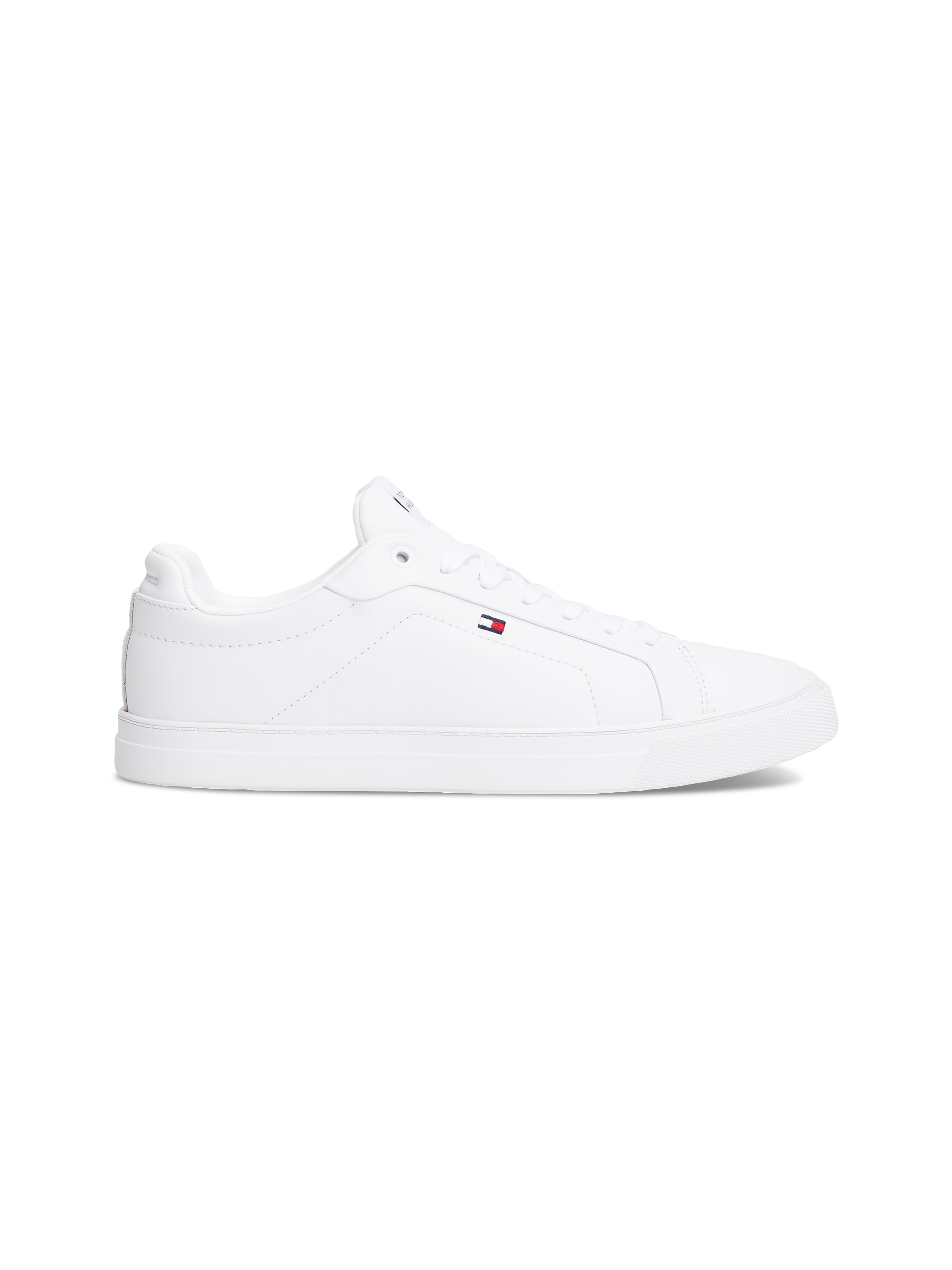 Tommy Hilfiger »ICON COURT LTH FLAG ESS«  , Freizeitschuh, Halbschuh, Schnürschuh mit kleiner Logoflagge