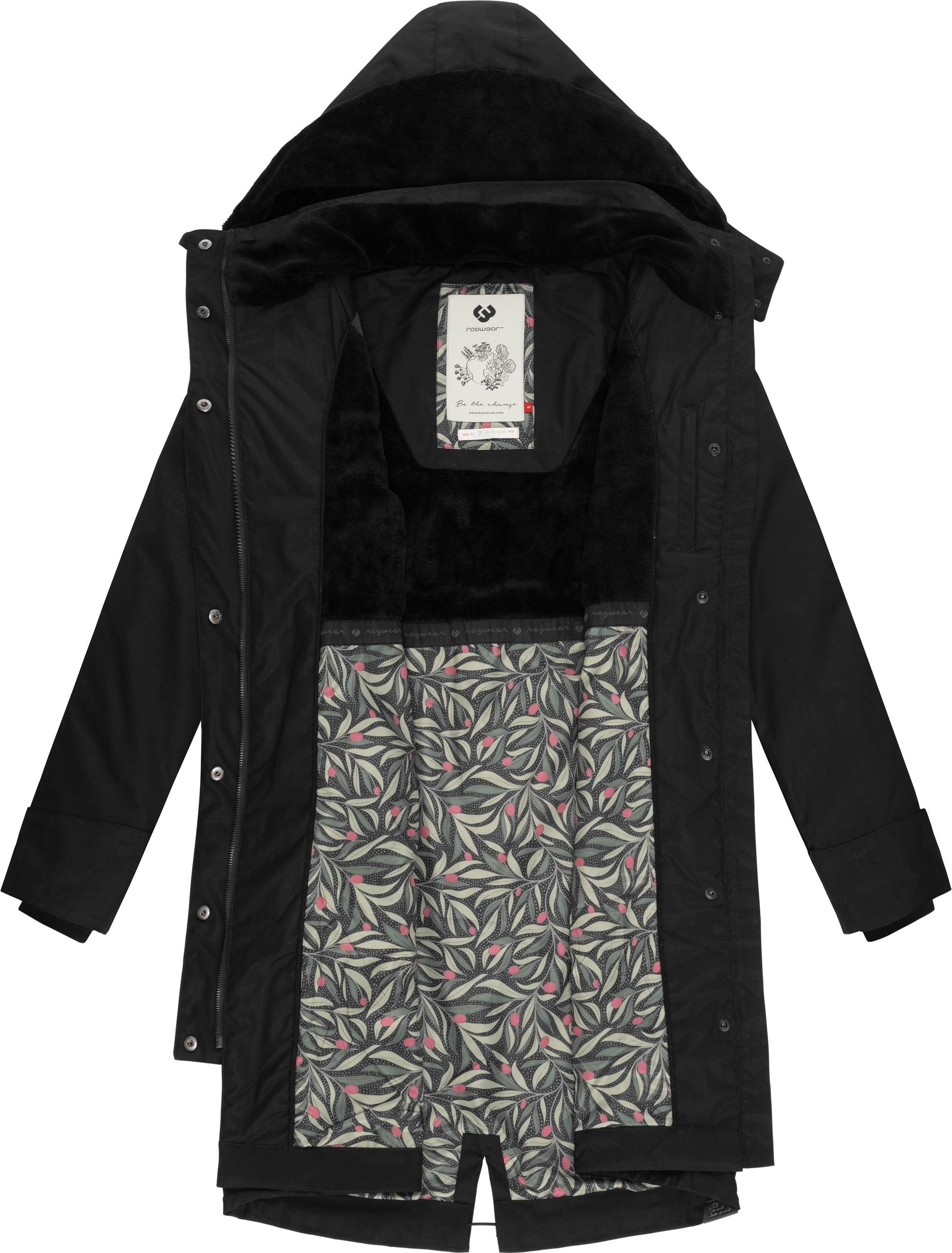 Ragwear Kurzmantel »Nicco«, Stylischer Damen Parka für die Übergangszeit