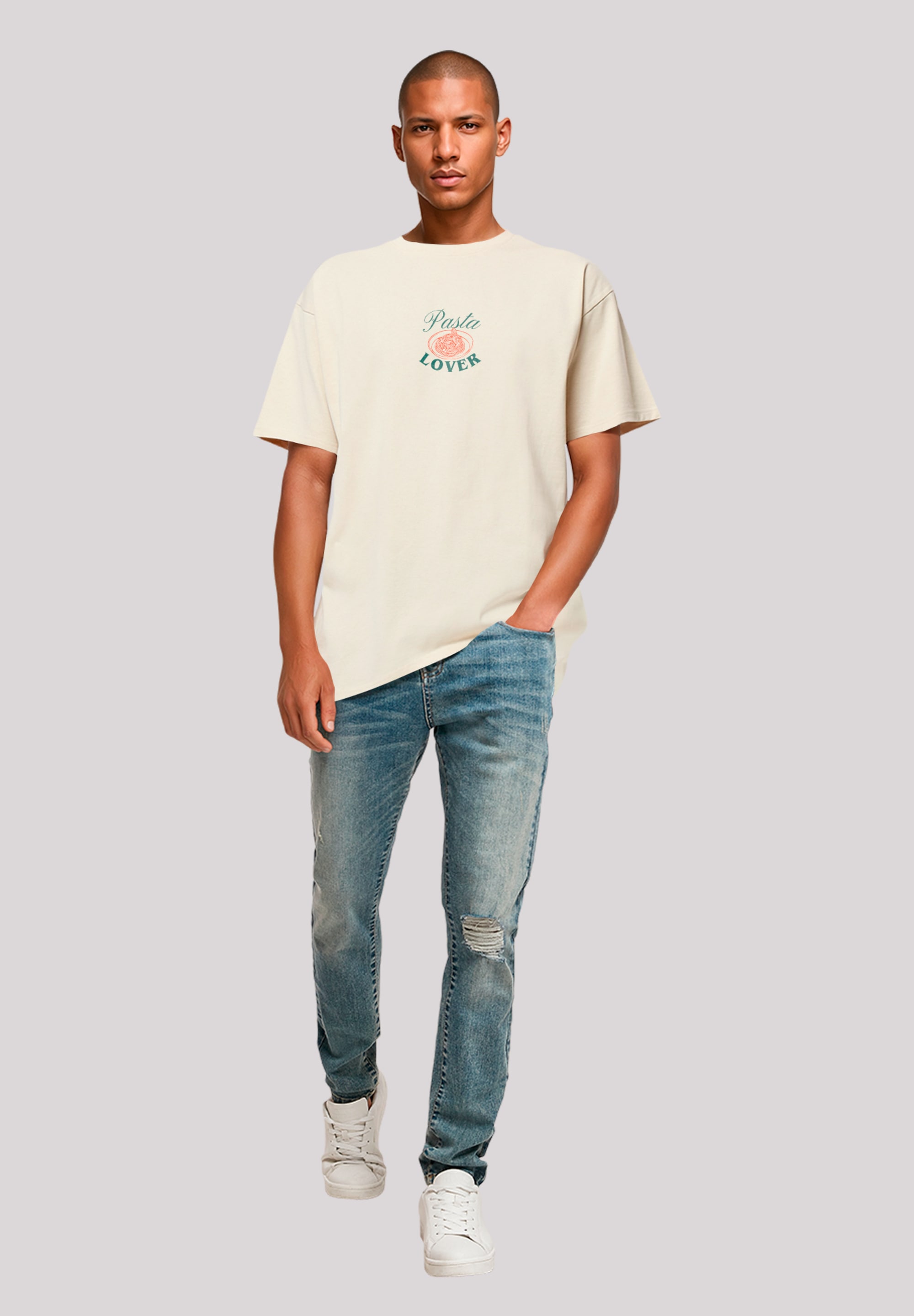 F4NT4STIC T-Shirt »Pasta Lover«, Premium Qualität