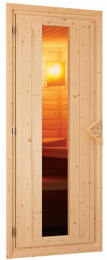 Karibu Sauna »Sanna 2«, 9-kW-Ofen mit externer Steuerung