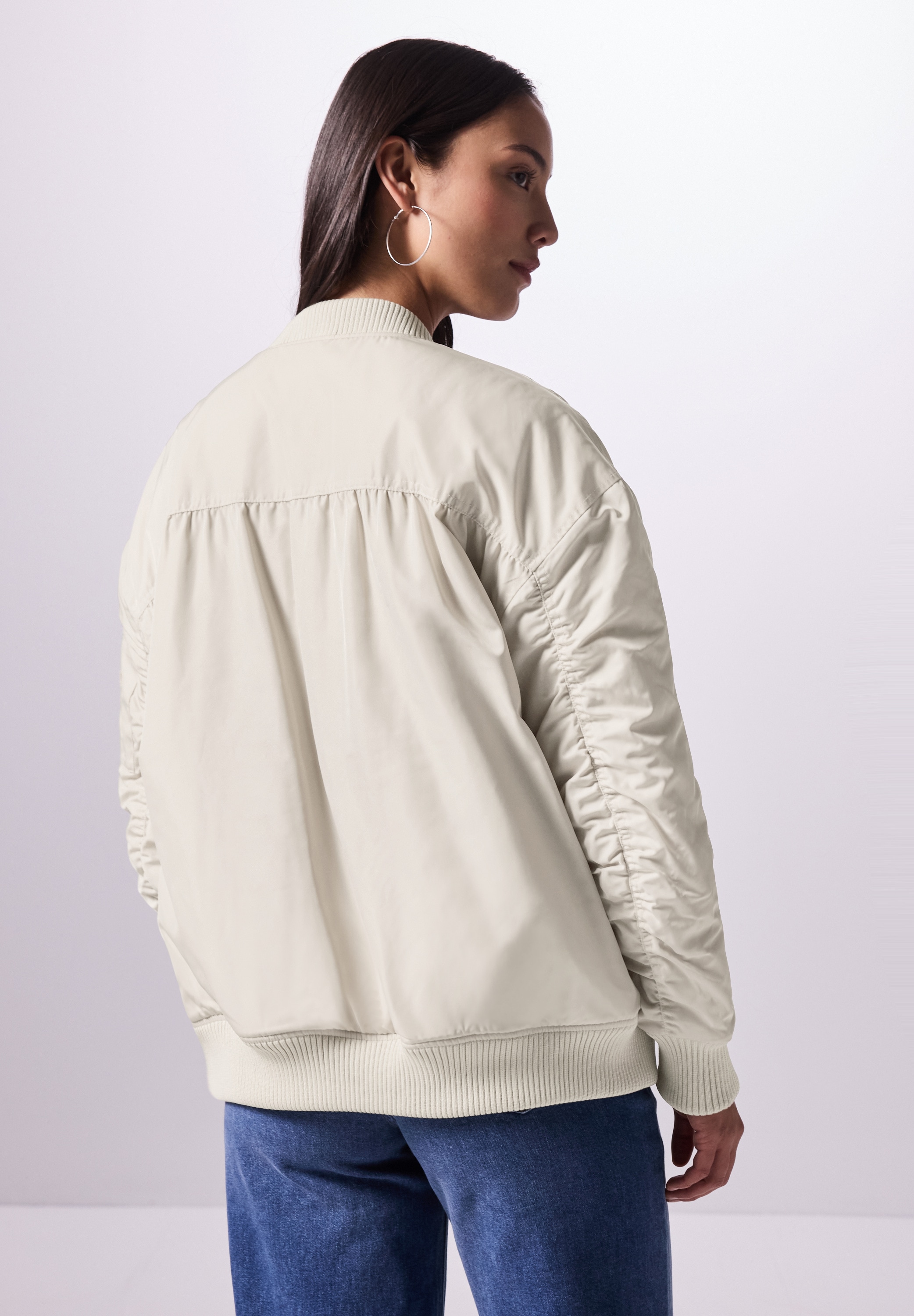 STREET ONE STUDIO Blouson, ohne Kapuze, mit Rundhalsausschnitt