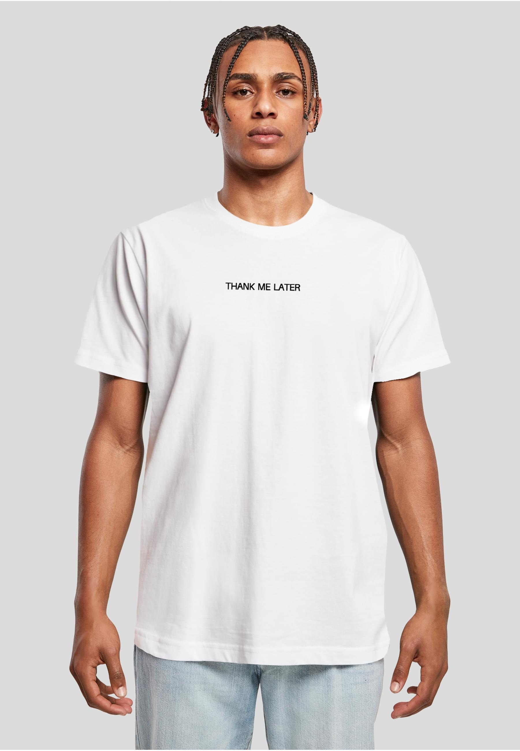 MisterTee T-Shirt »MisterTee Herren Thank Me Later Tee«, (1 tlg.)