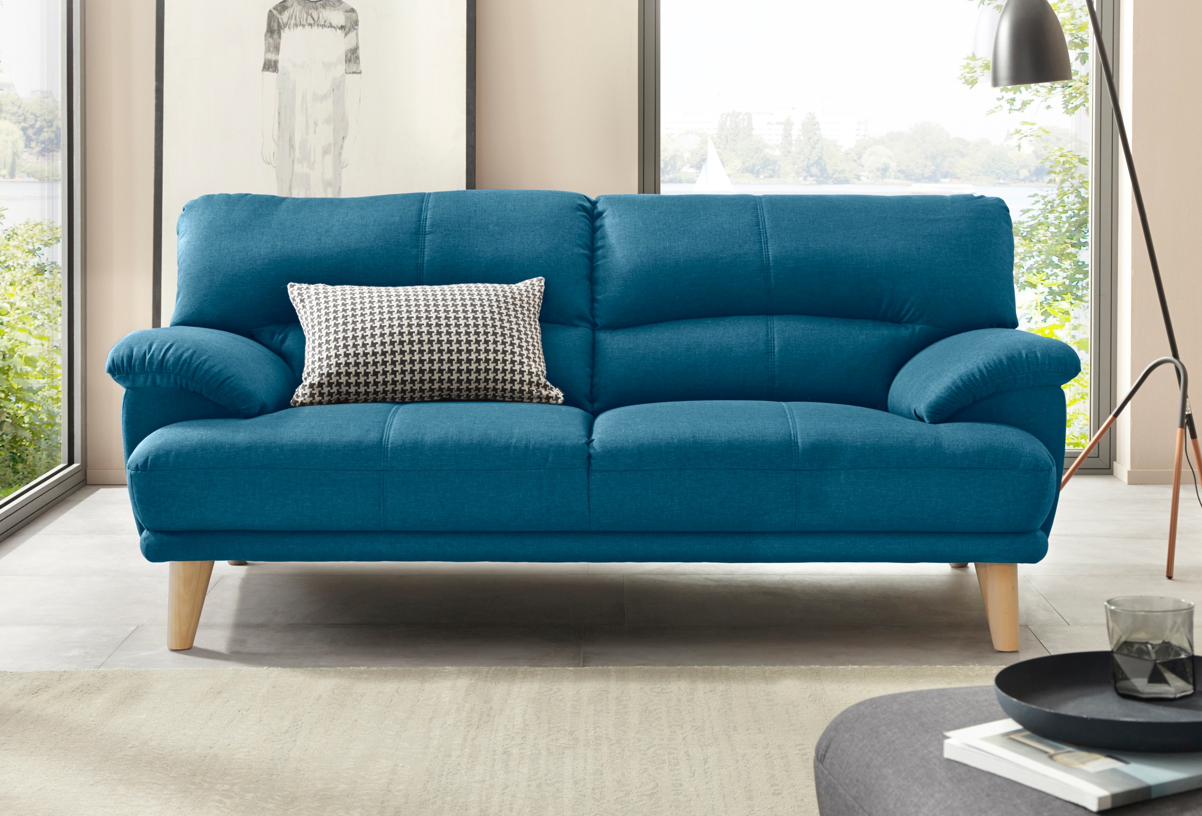 TRENDMANUFAKTUR 3-Sitzer "Cecilia, Sofa in italienischem Design", mit tolle günstig online kaufen