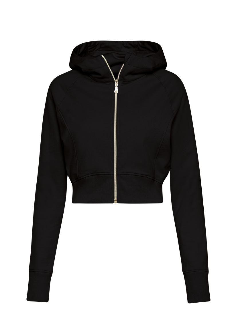 Trigema Sweatjacke "TRIGEMA Cropped Kapuzenjacke" günstig online kaufen