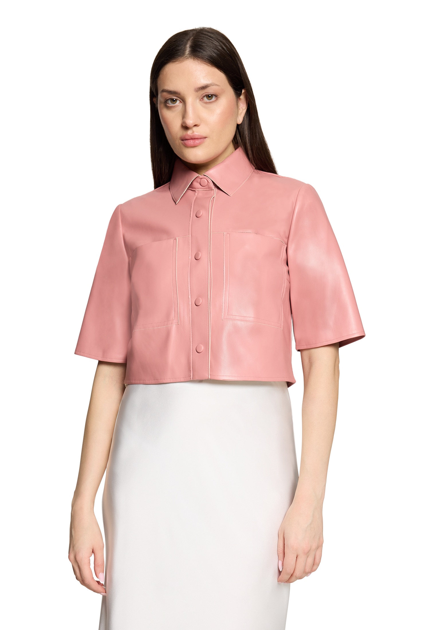 Vera Mont Lederjacke "Damen kurzarm" günstig online kaufen